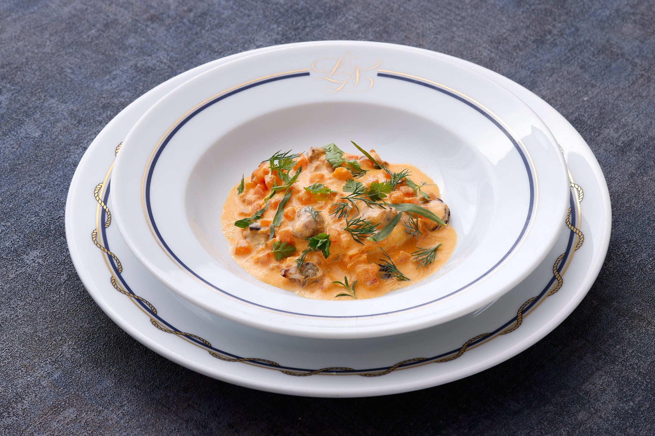 白身魚のブレゼ マリニエールソース