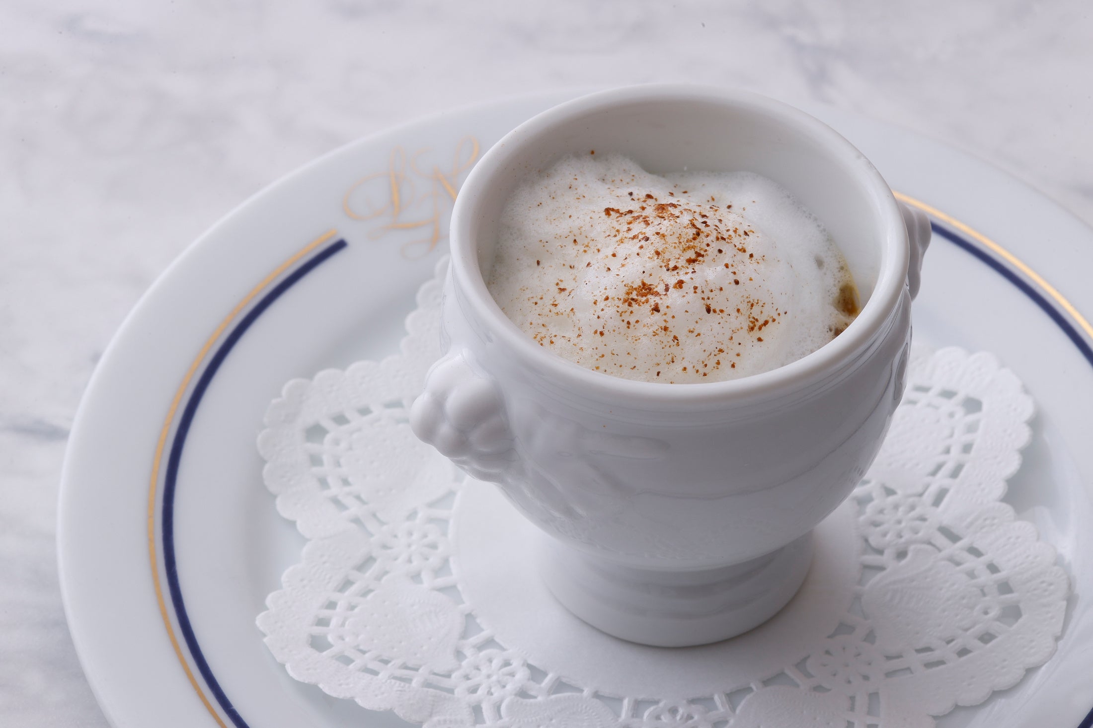 シャンピニオンのポタージュ カプチーノ風