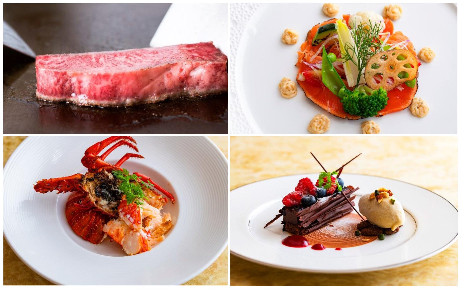 鉄板焼「山彦」クリスマスディナーコース／イメージ写真