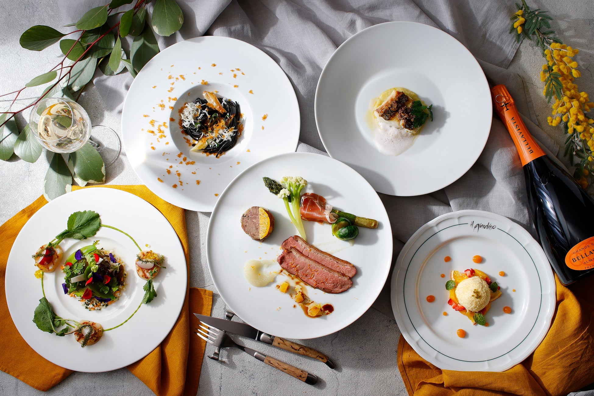 イタリアの春をこだわりの食材で彩り豊かに表現するディナーコース「春の訪れ~Primavera~」