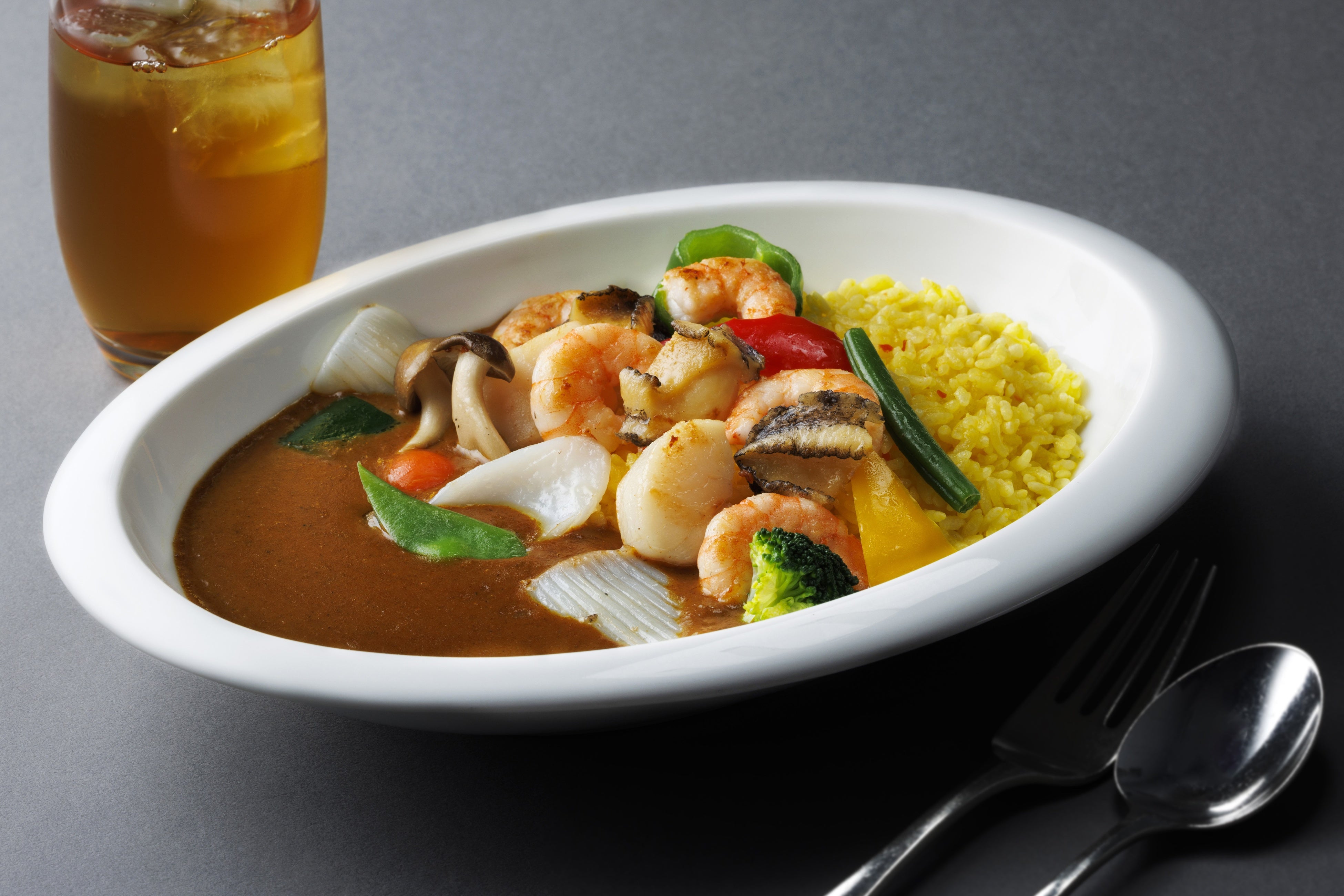 夏野菜とシーフードのカリー イメージ