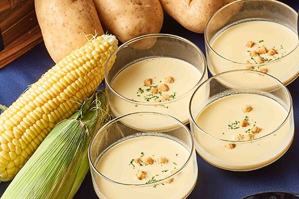 北海道産コーンのクリームスープ
