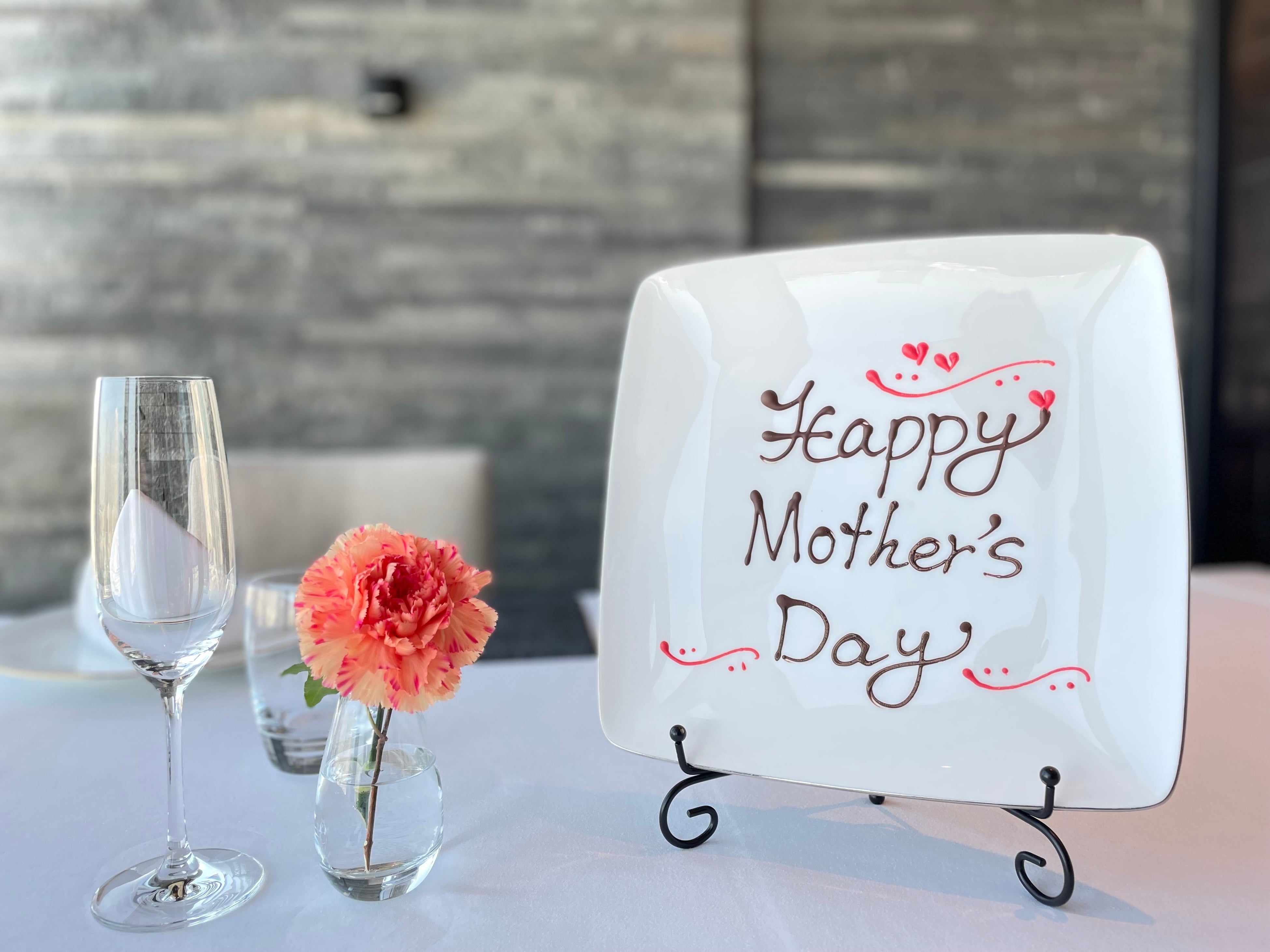 メッセージ付きデザート