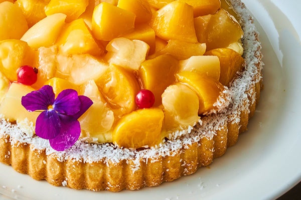 山形県産黄桃のタルト