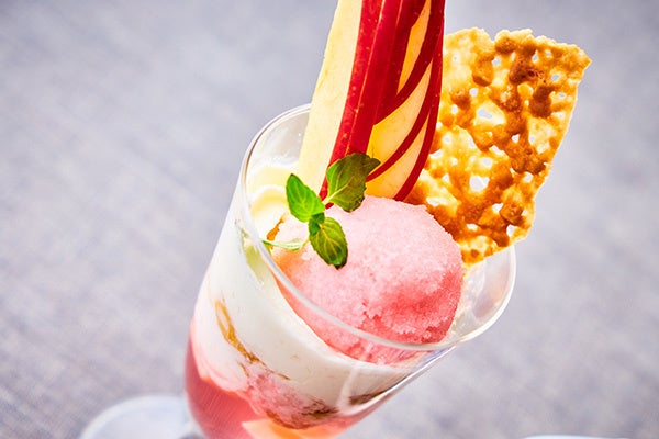 【デザート】りんごのパルフェ