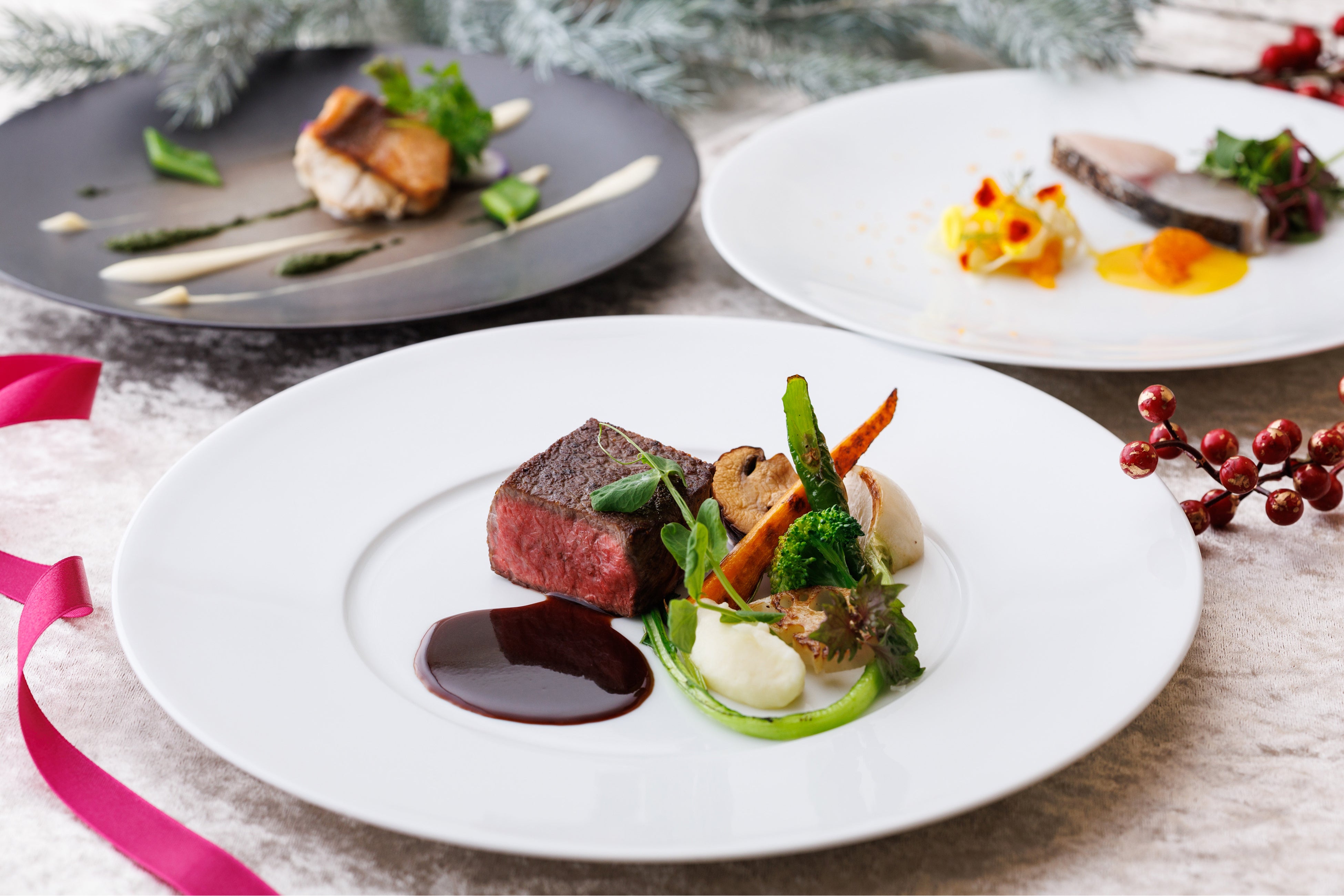 クリスマスランチコース_メインディッシュアップグレード