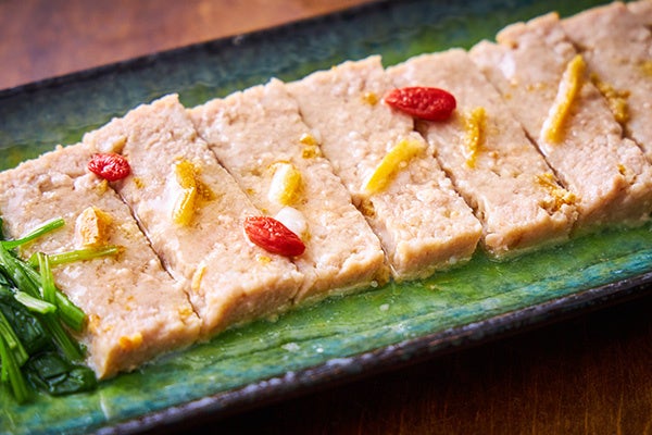 ＜中国料理＞五年物の陳皮を使った広東風豚ひき肉蒸し