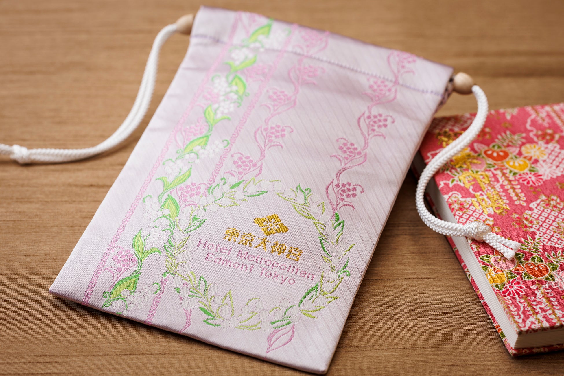 オリジナル御朱印帳袋(藤紫色)