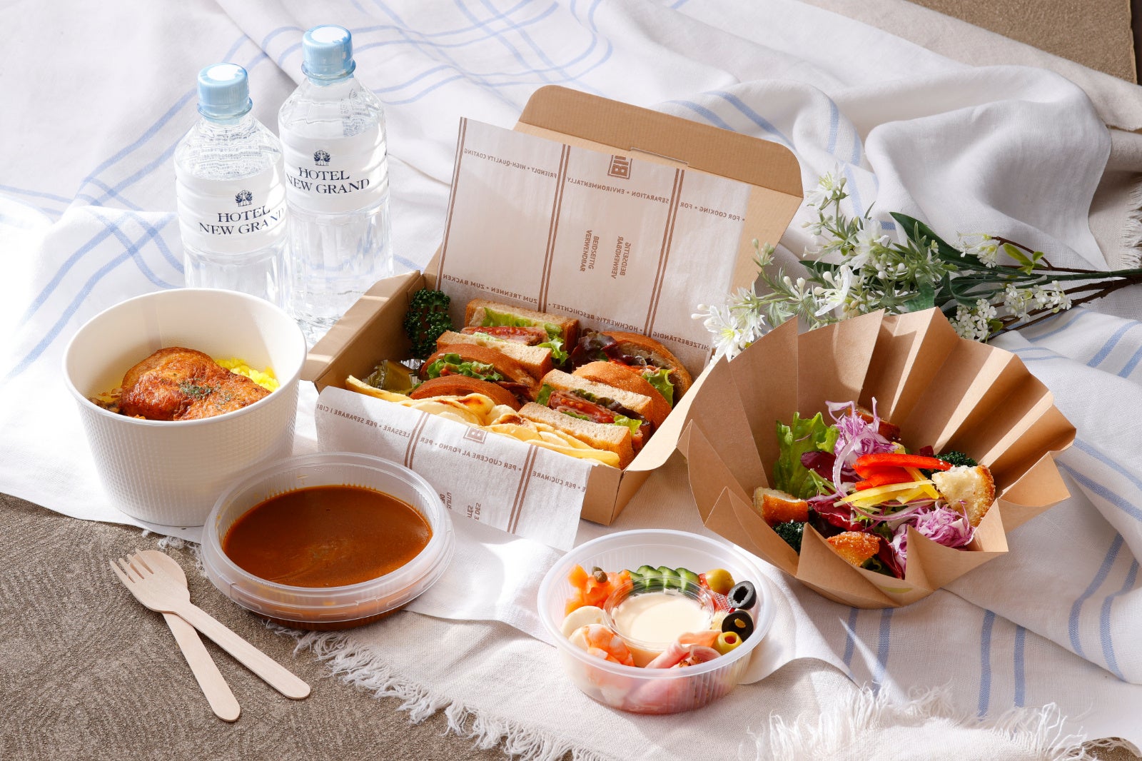 春の行楽シーズンにおすすめの宿泊プラン「テイクアウトde春のおでかけステイ」