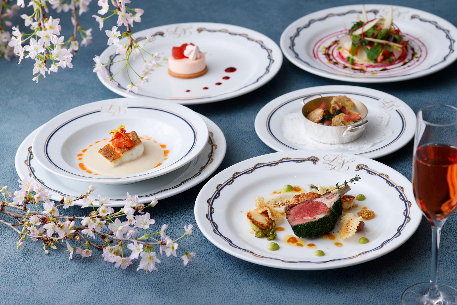 春のお祝いディナー