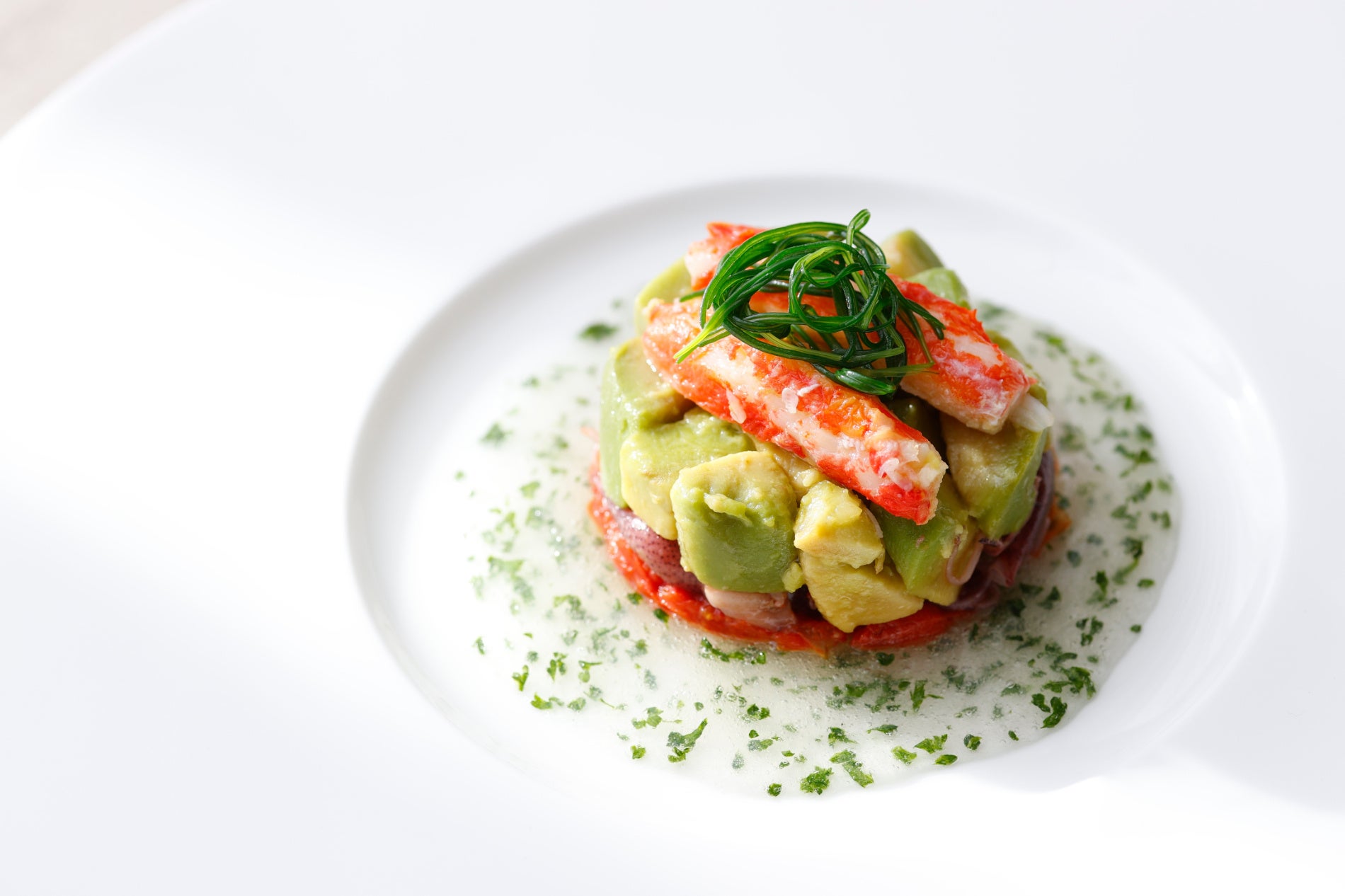 前菜「春のミルフィーユ仕立て」