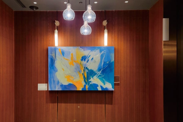 エレベーターホール作品