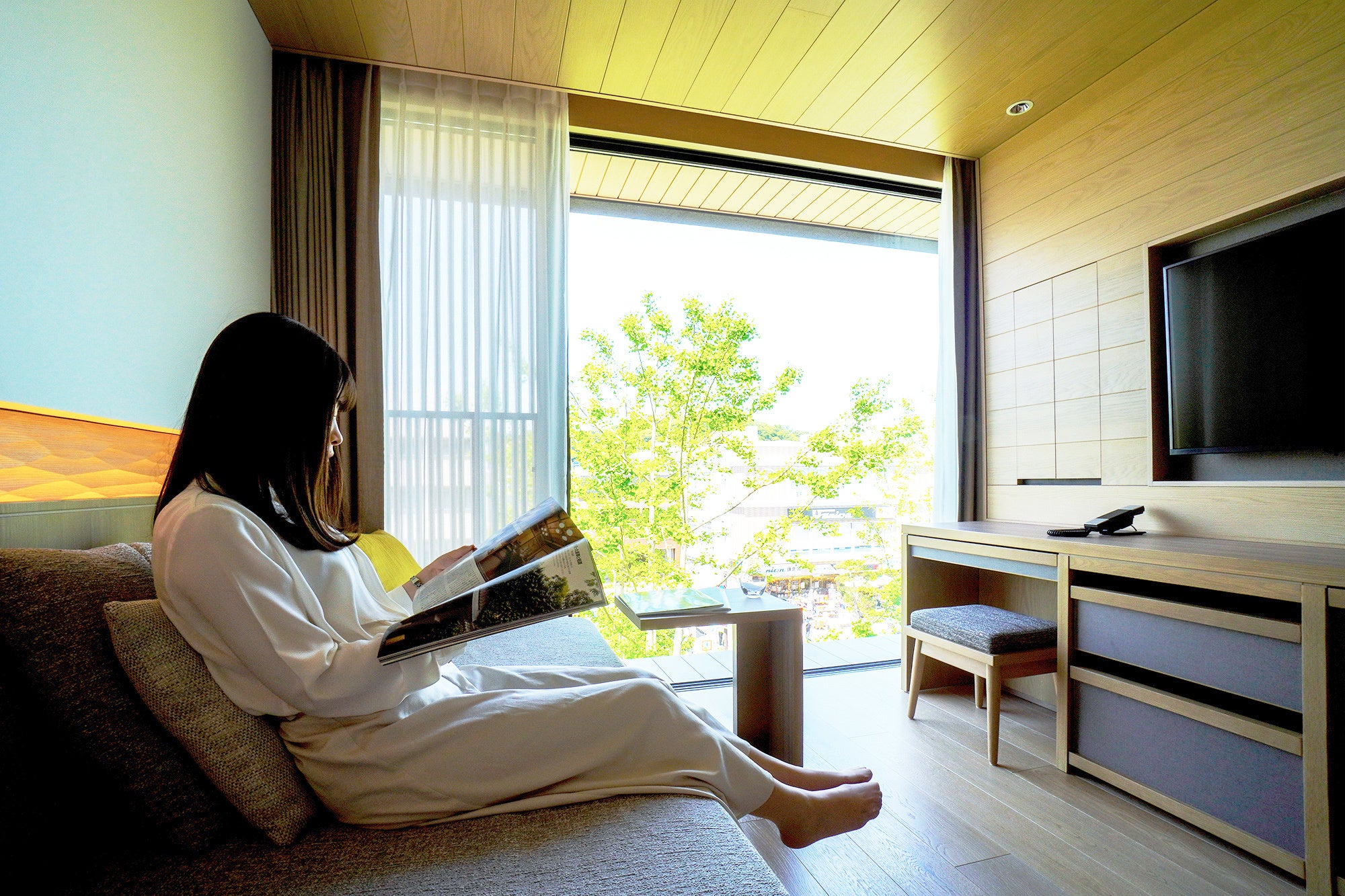 側をイメージした小上がり