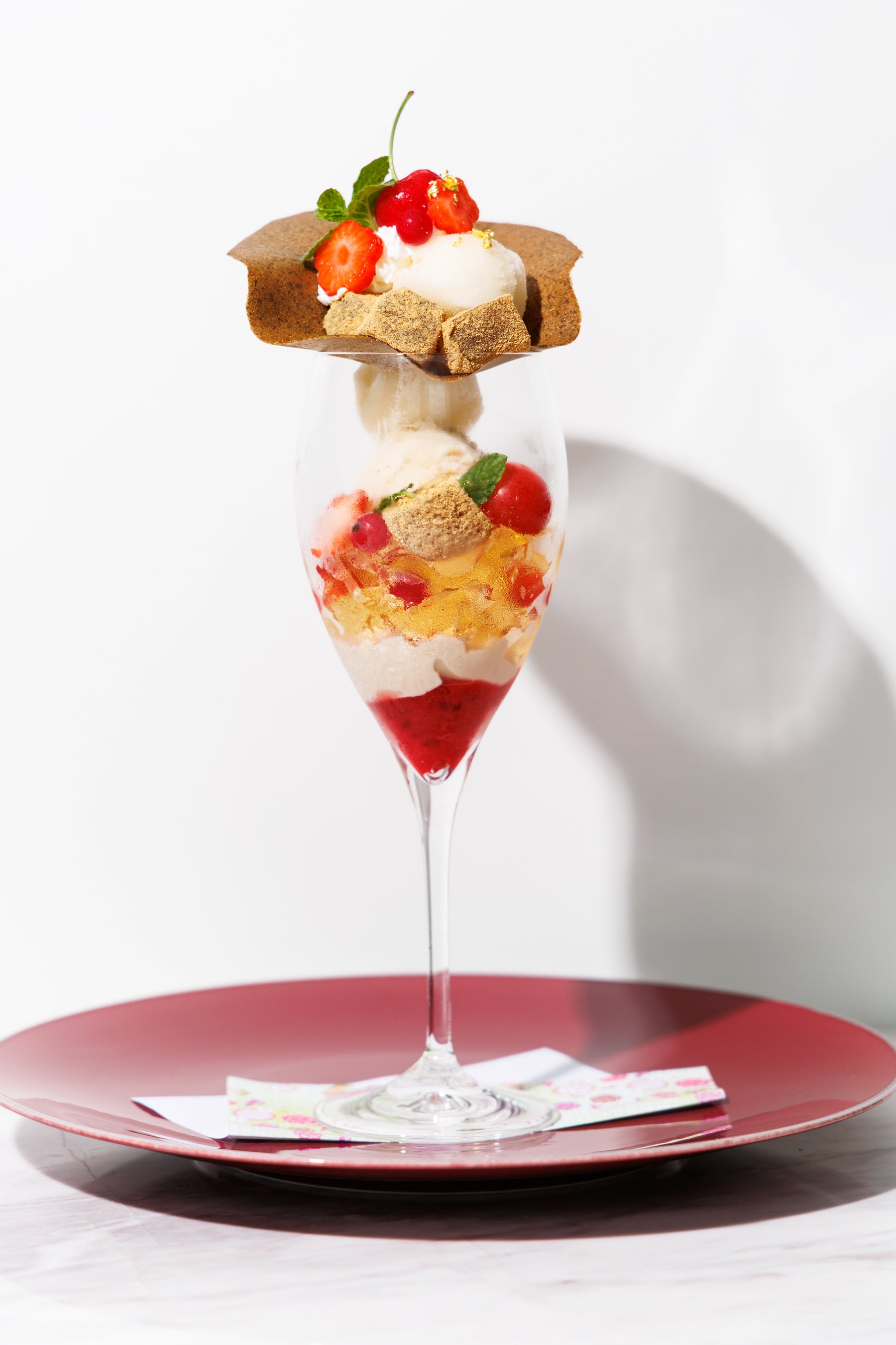 梅のパフェ「Parfait aux Prunes」イメージ①