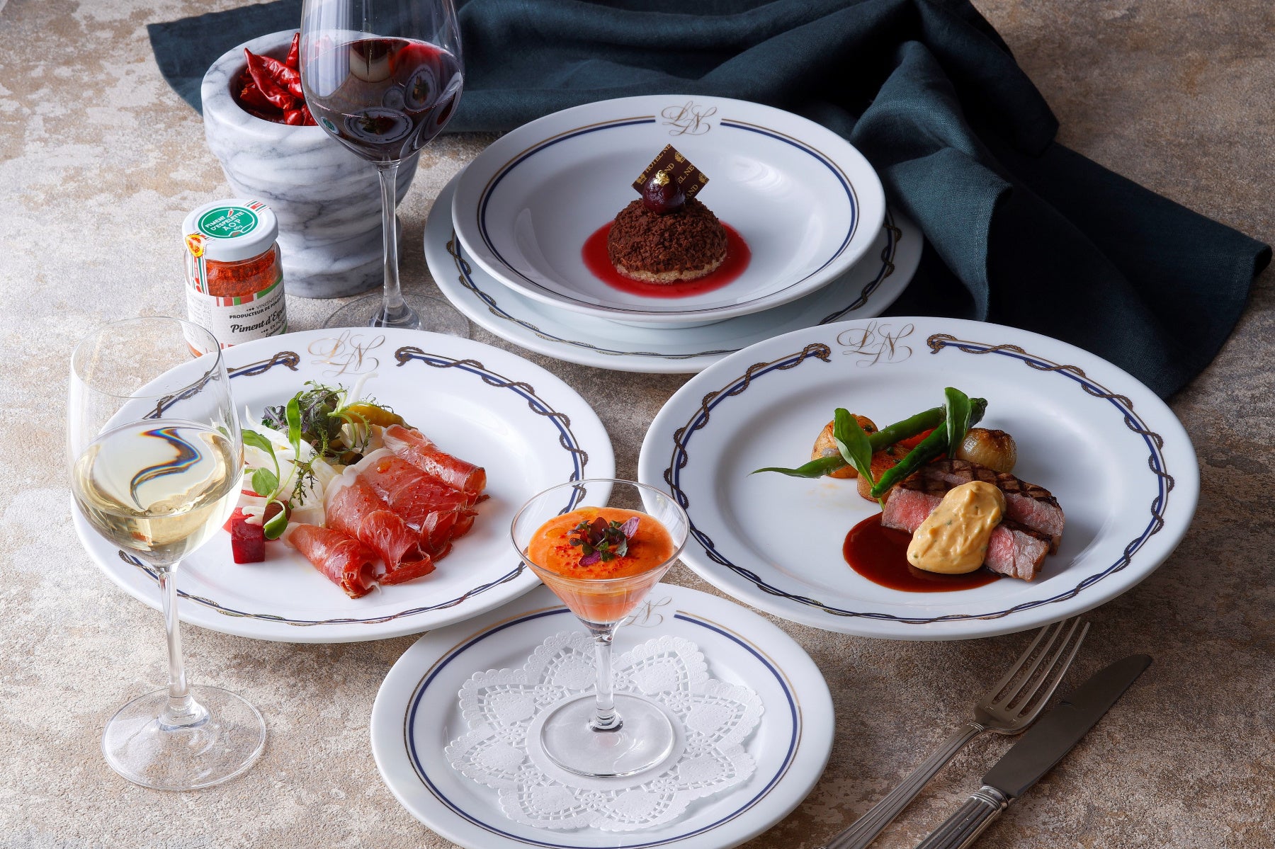 「バスク料理フェア」（画像はディナーコース）