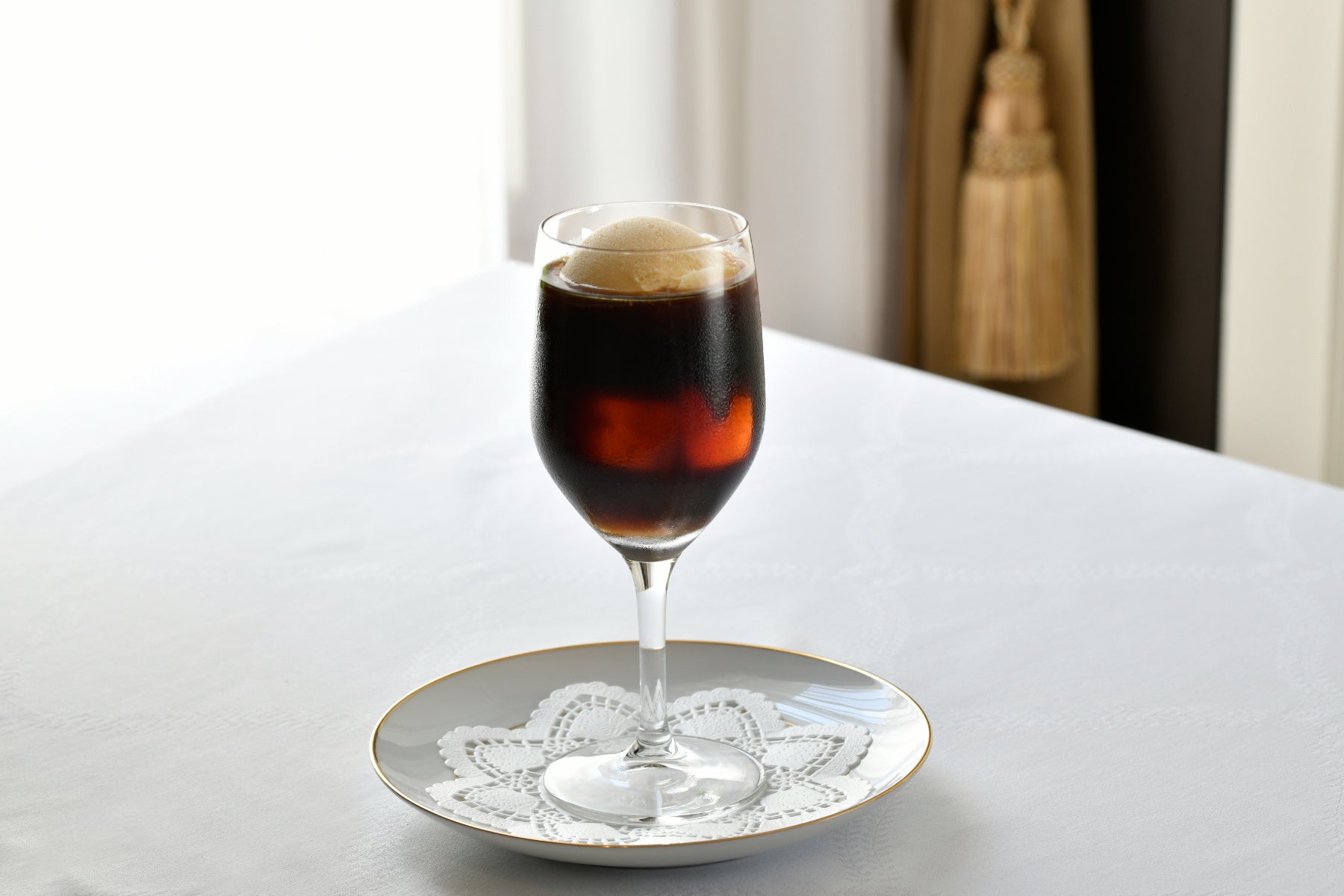 喫茶店の定番メニュー「コーヒーフロート」