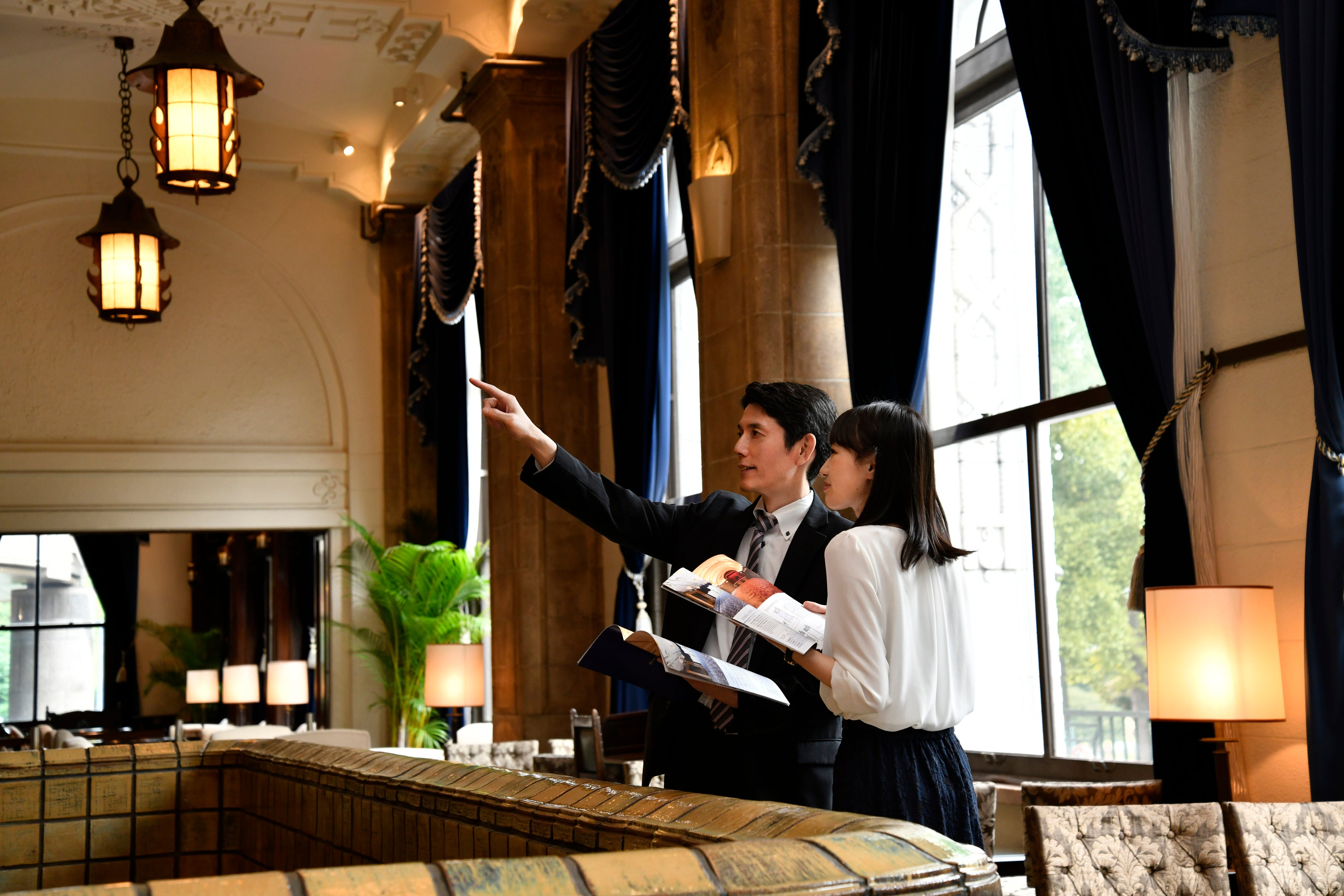 クラシックホテルならではの優雅な建築美が広がる空間も堪能