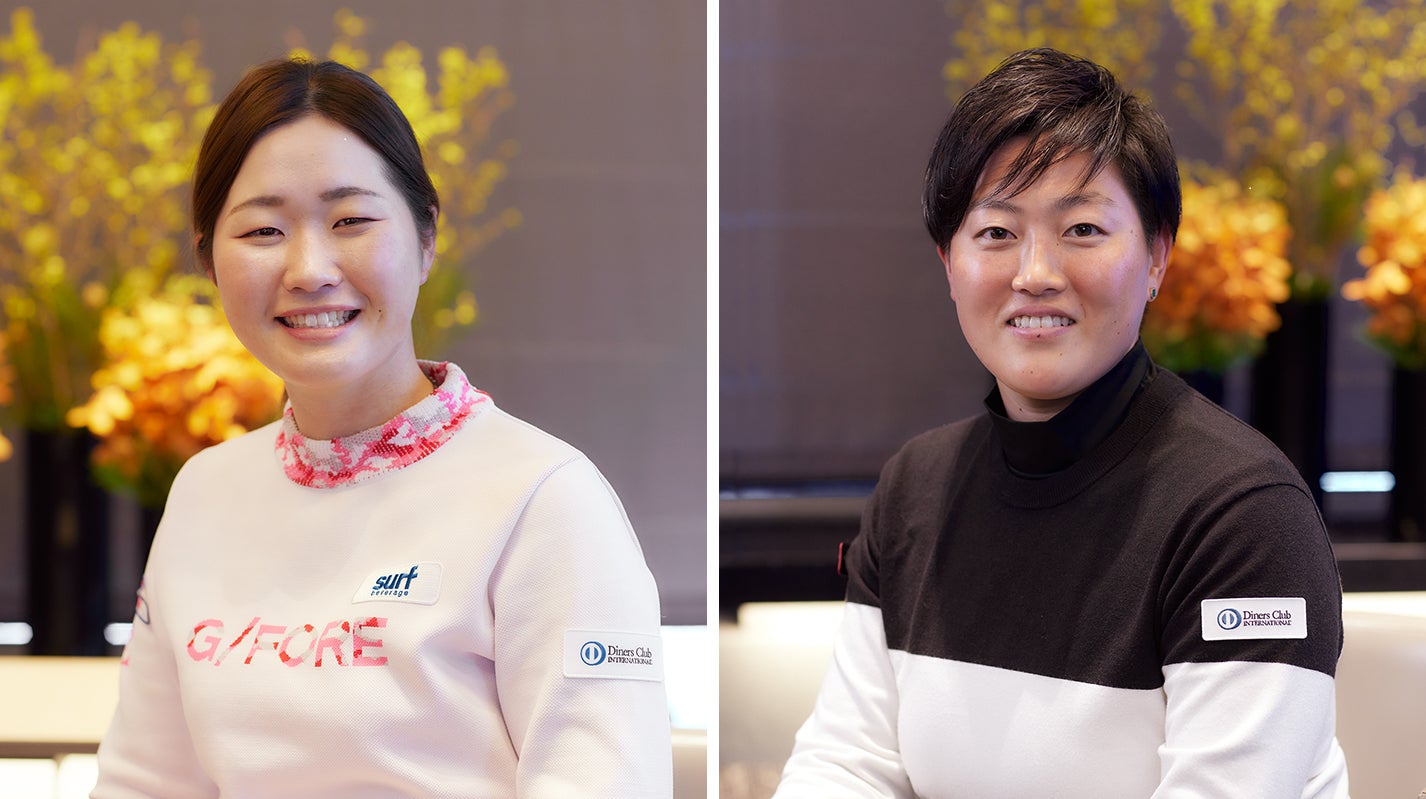 左:植竹 希望プロ、右:工藤 遥加プロ