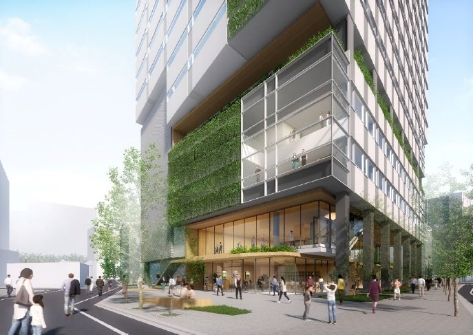 外観イメージ③＜市道20055号線(ペンギン通り)側広場＞