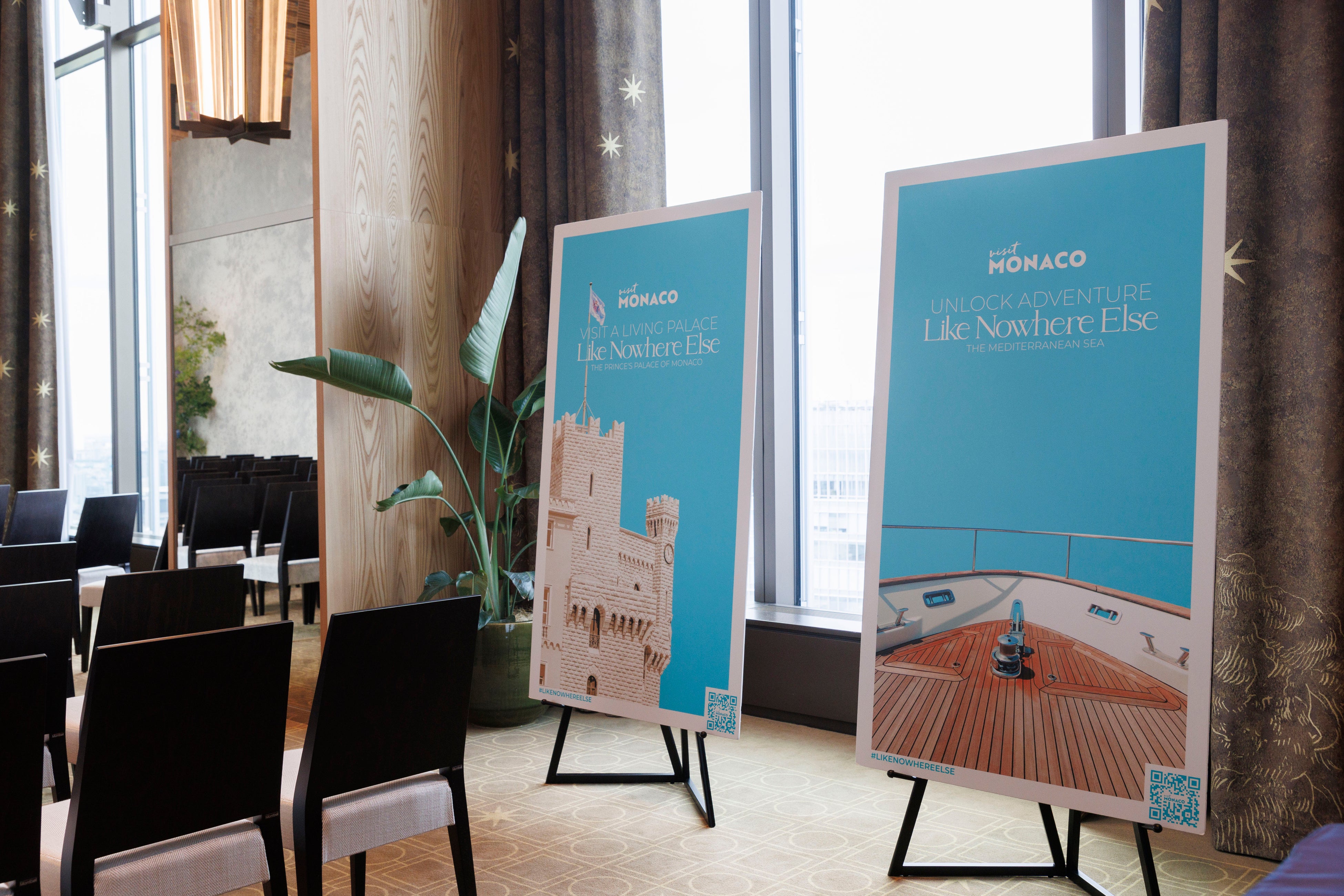 会場に設置したプロモーションキャンペーンパネル