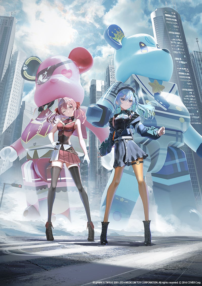 天音かなた 宝鐘マリン 白上フブキ 星街すいせい 他 リラックスタイムフィギュア ホロライブプロダクション』と「BE@RBRICK」のコラボレーション