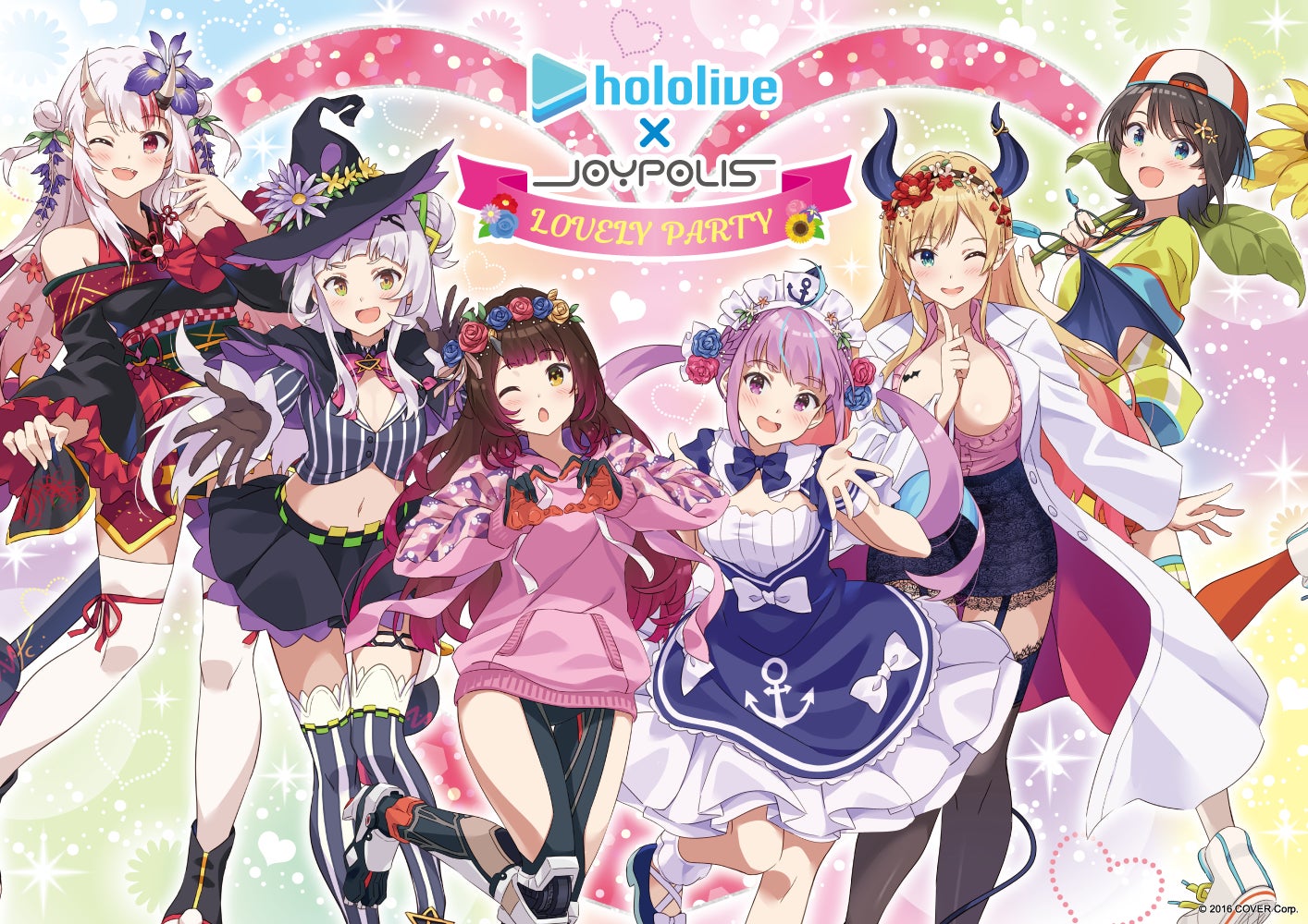 VTuberグループ「ホロライブ」、「東京ジョイポリス」とのコラボ VTuberグループ「ホロライブ」、「東京ジョイポリス」とのコラボ