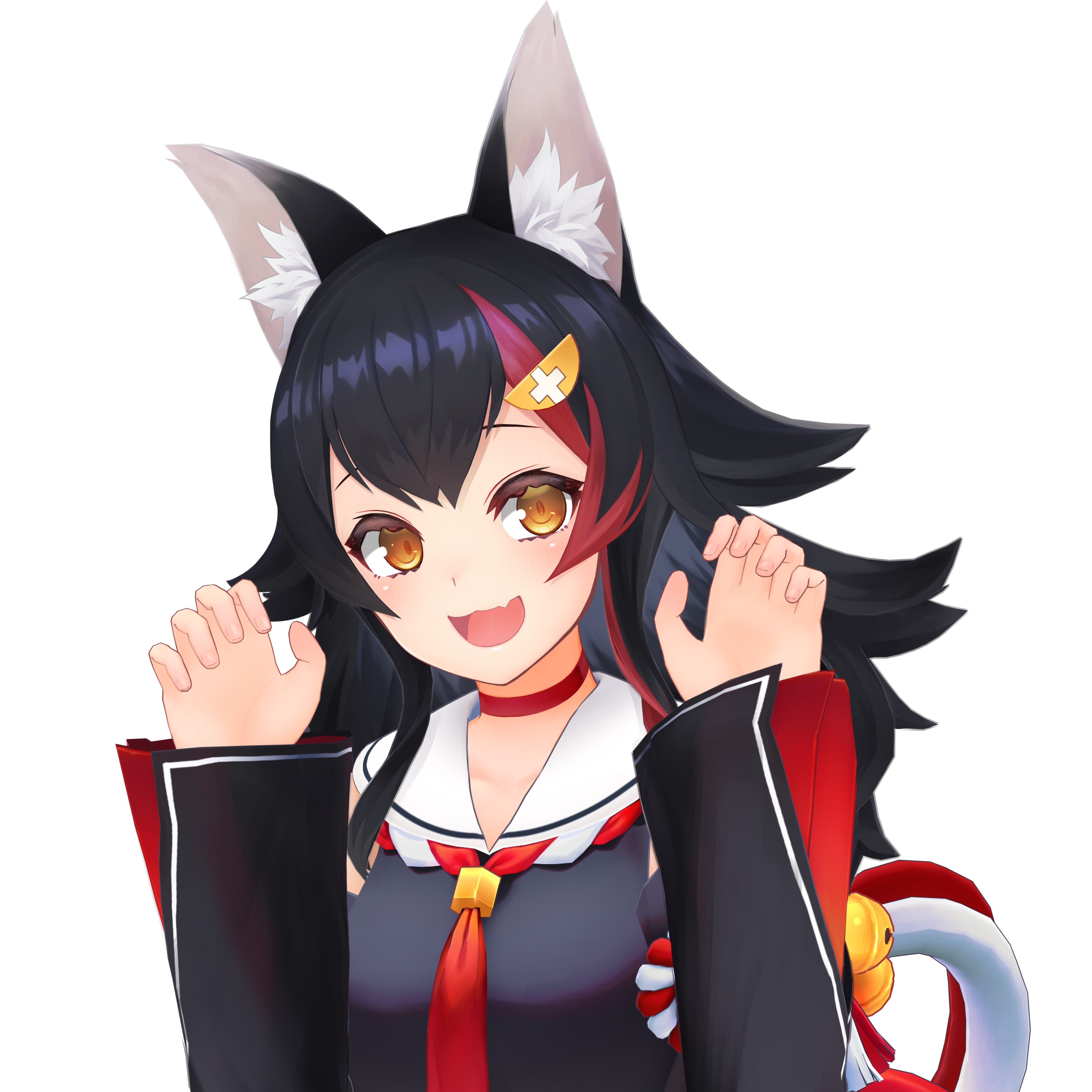 女性VTuberグループ「ホロライブ」所属「大神ミオ」の動くLINEスタンプ