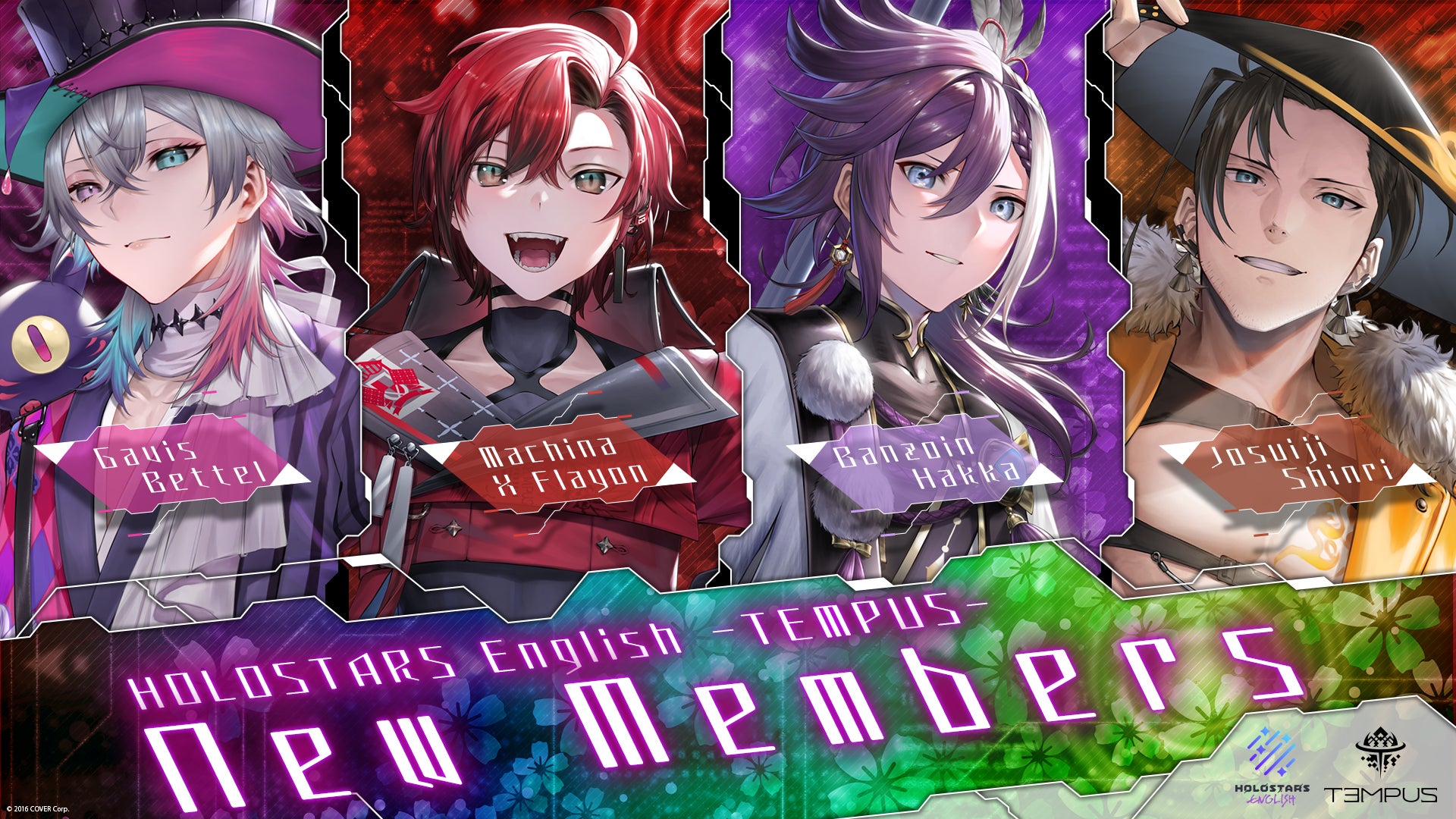 英語圏向けVTuberユニット「ホロスターズEnglish -TEMPUS-」より新 英語圏向けVTuberユニット「ホロスターズEnglish -TEMPUS-」より新