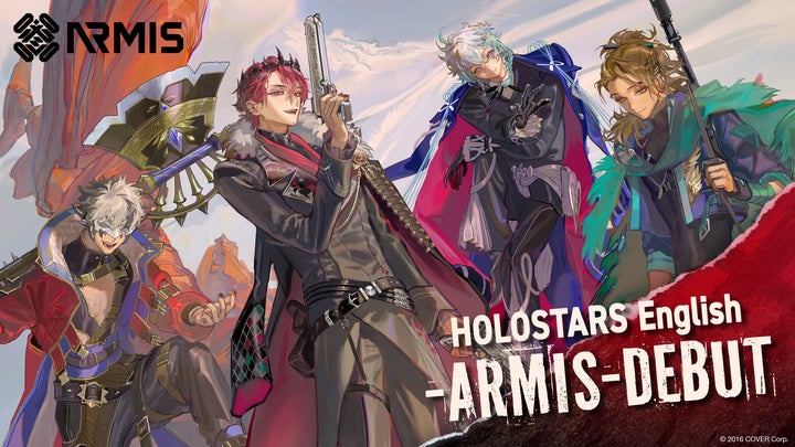クリムゾン・ルーズ ホロスタEN デビュー記念 ホロスターズEnglish」 新ユニット『ホロスターズEnglish -ARMIS