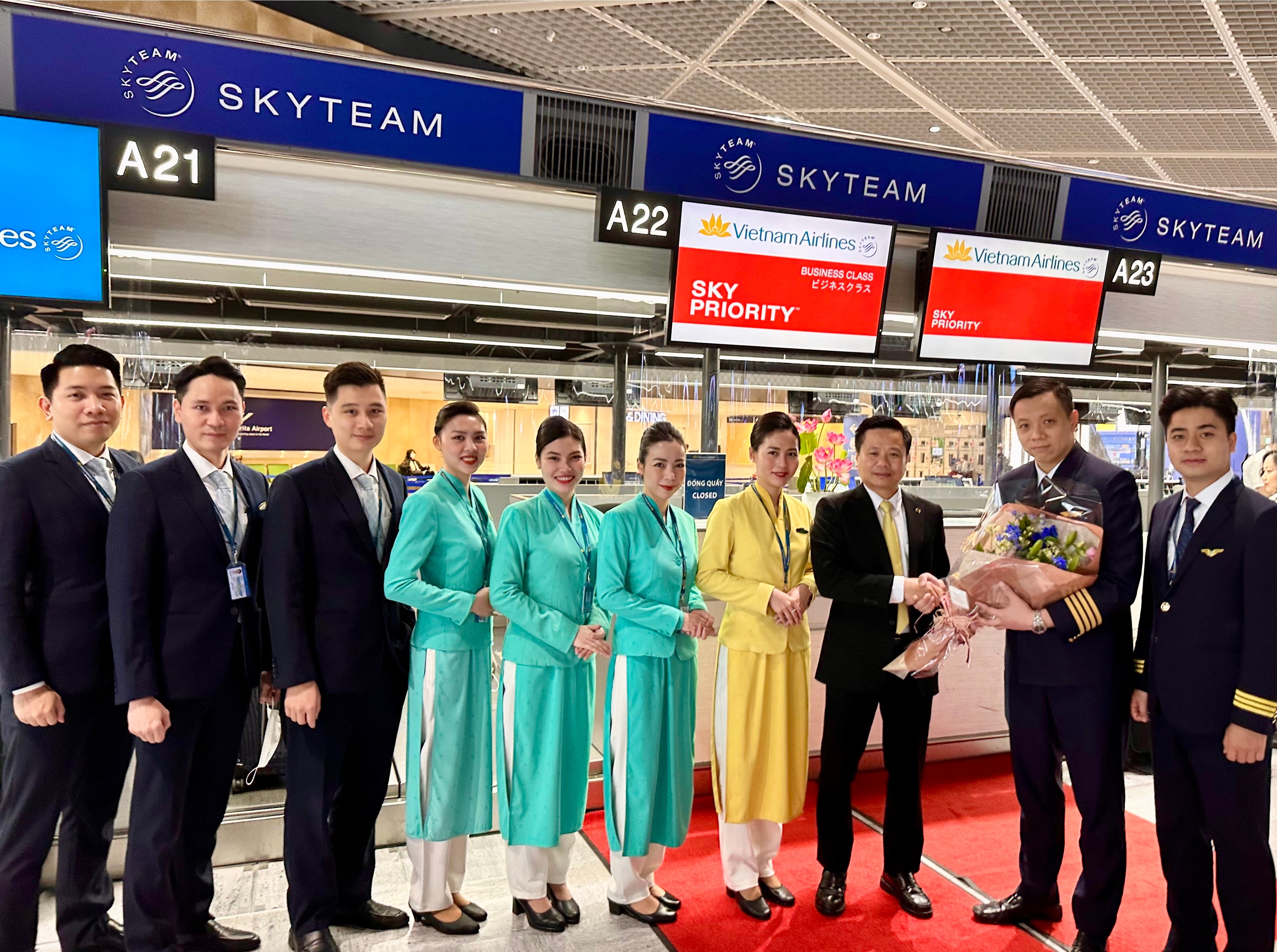 ベトナム航空クルーの皆様