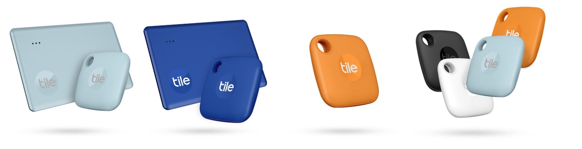 Tile Mate(2022)、Tile Slim(2022) クラウドナイン・Tile Mate(2022)、Tile Slim(2022) ネプチューン・Tile Mate(2022) クール クレメンタイン・Tile Mate(2022)4色セット