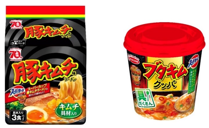 袋)豚キムチ味ラーメン 具材入り3食パック/具だくさんブタキム 袋)豚キムチ味ラーメン 具材入り3食パック/具だくさんブタキム
