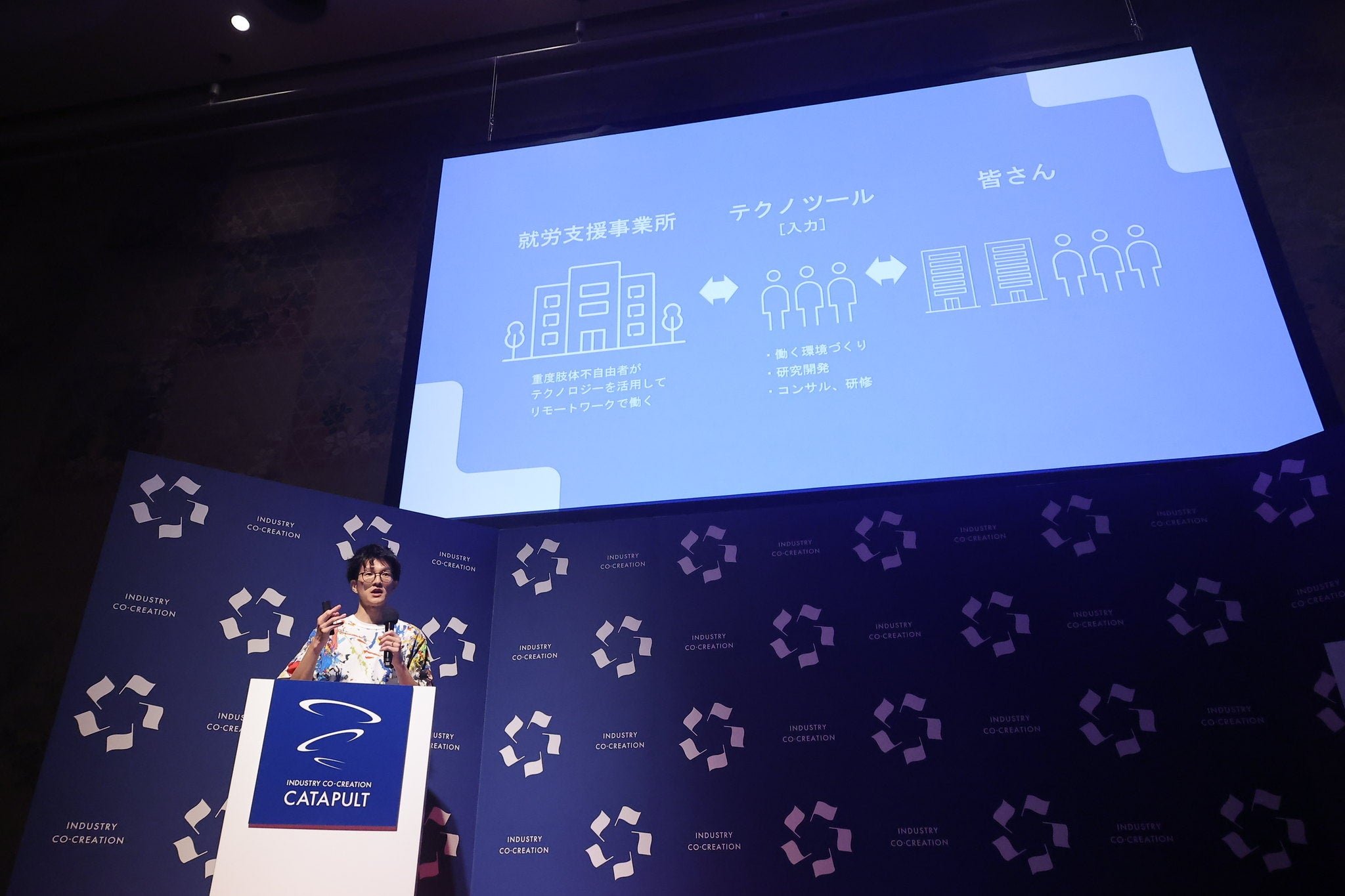 ピッチ中の様子