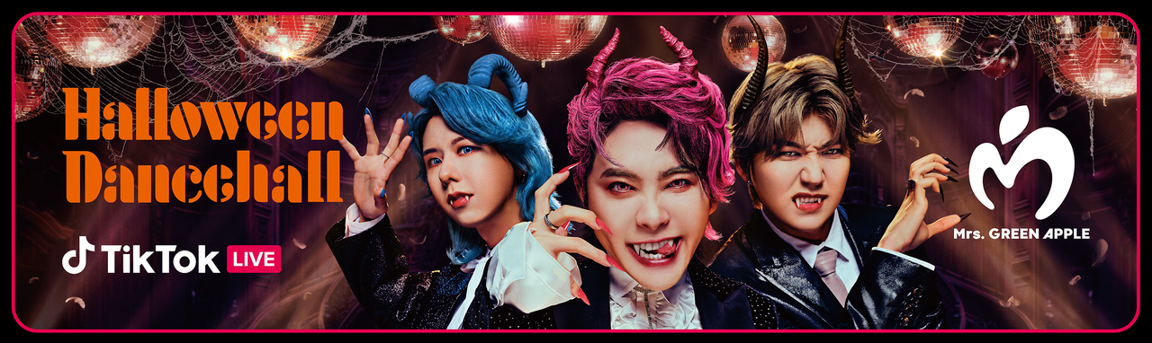 TikTok LIVEとMrs. GREEN APPLEのコラボグラフィックが期間限定で登場