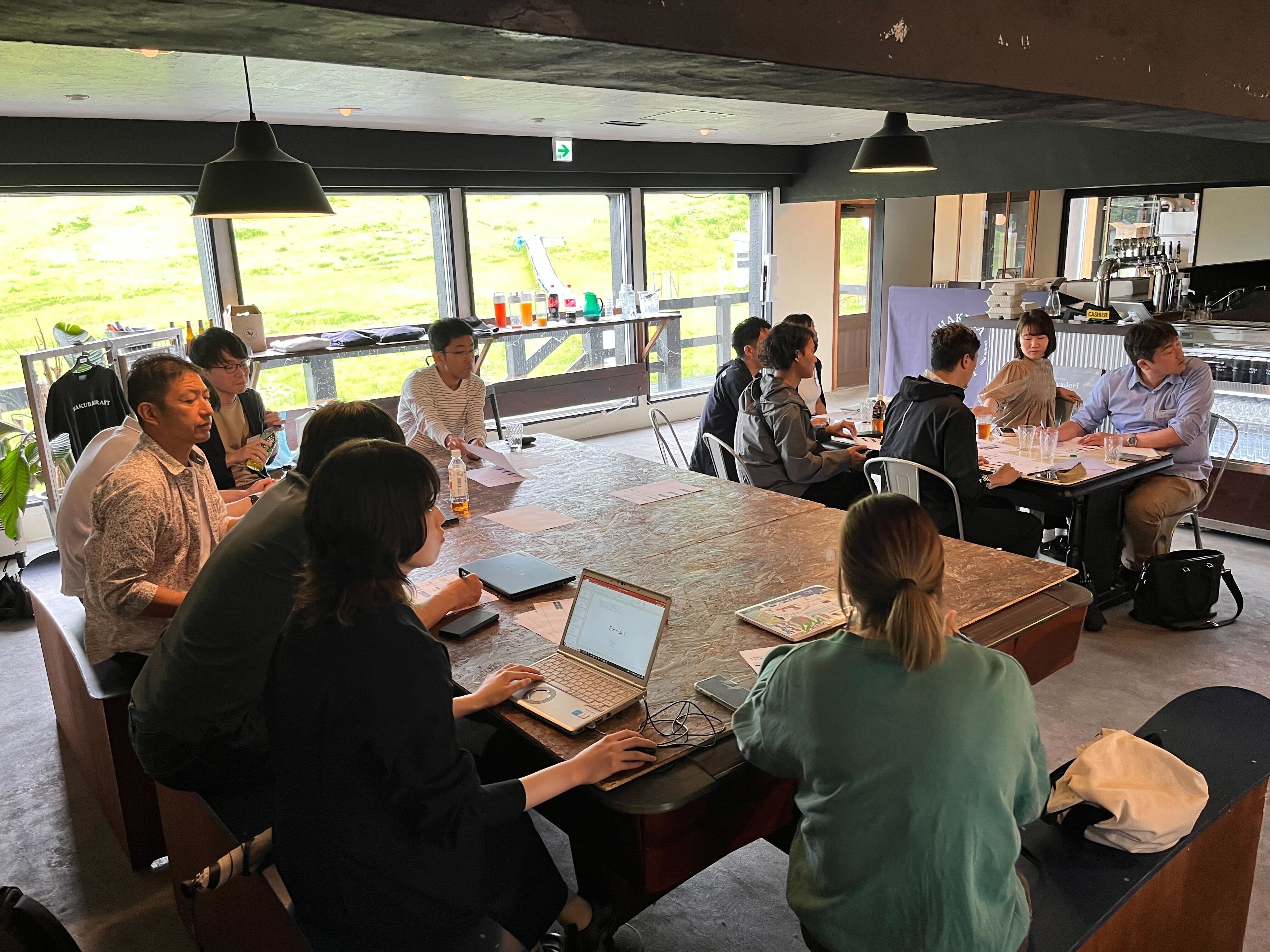 【写真】チーム活動の風景＠長野県 小谷村