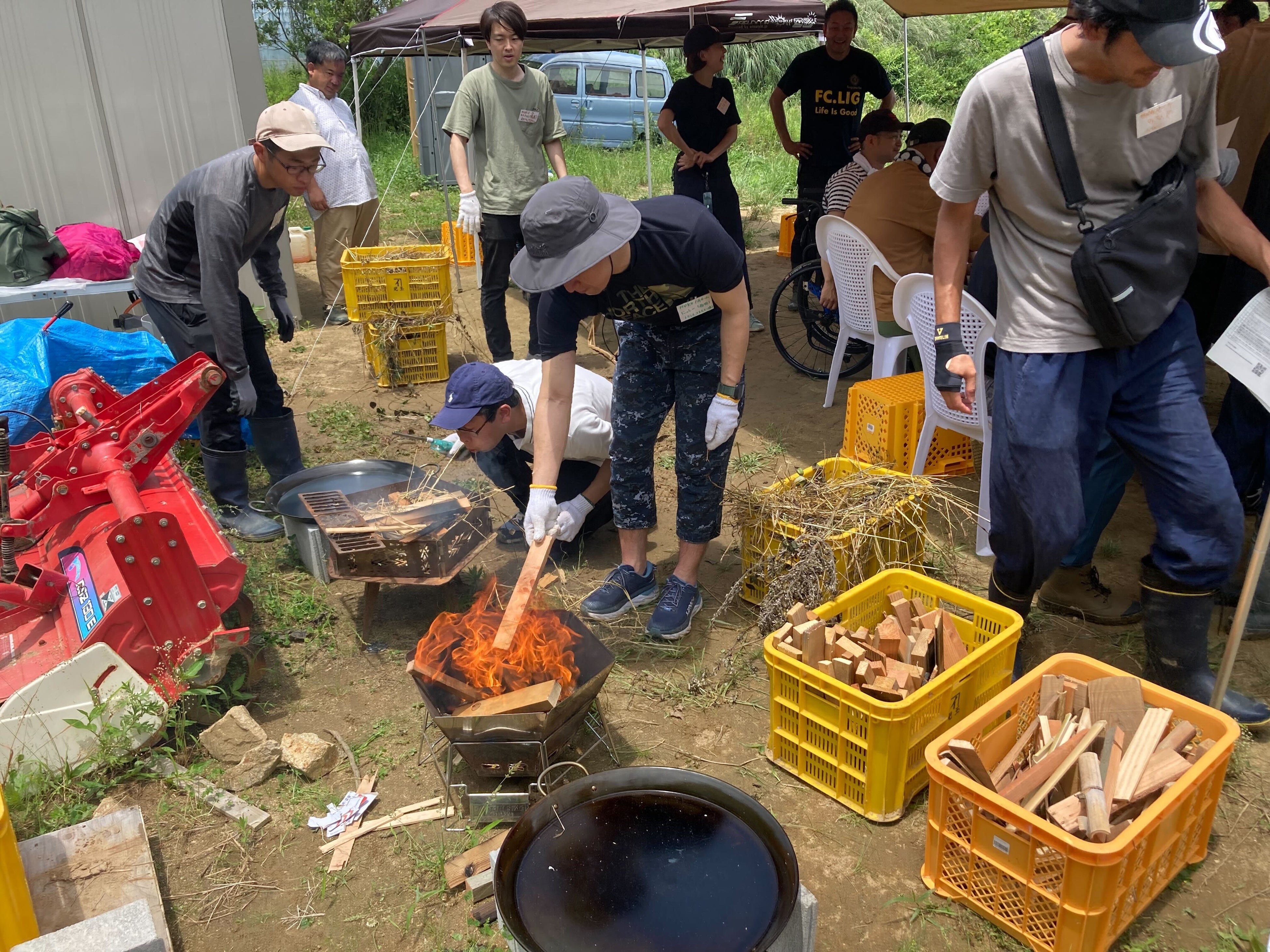 【写真】フィールドワーク風景＠淡路島