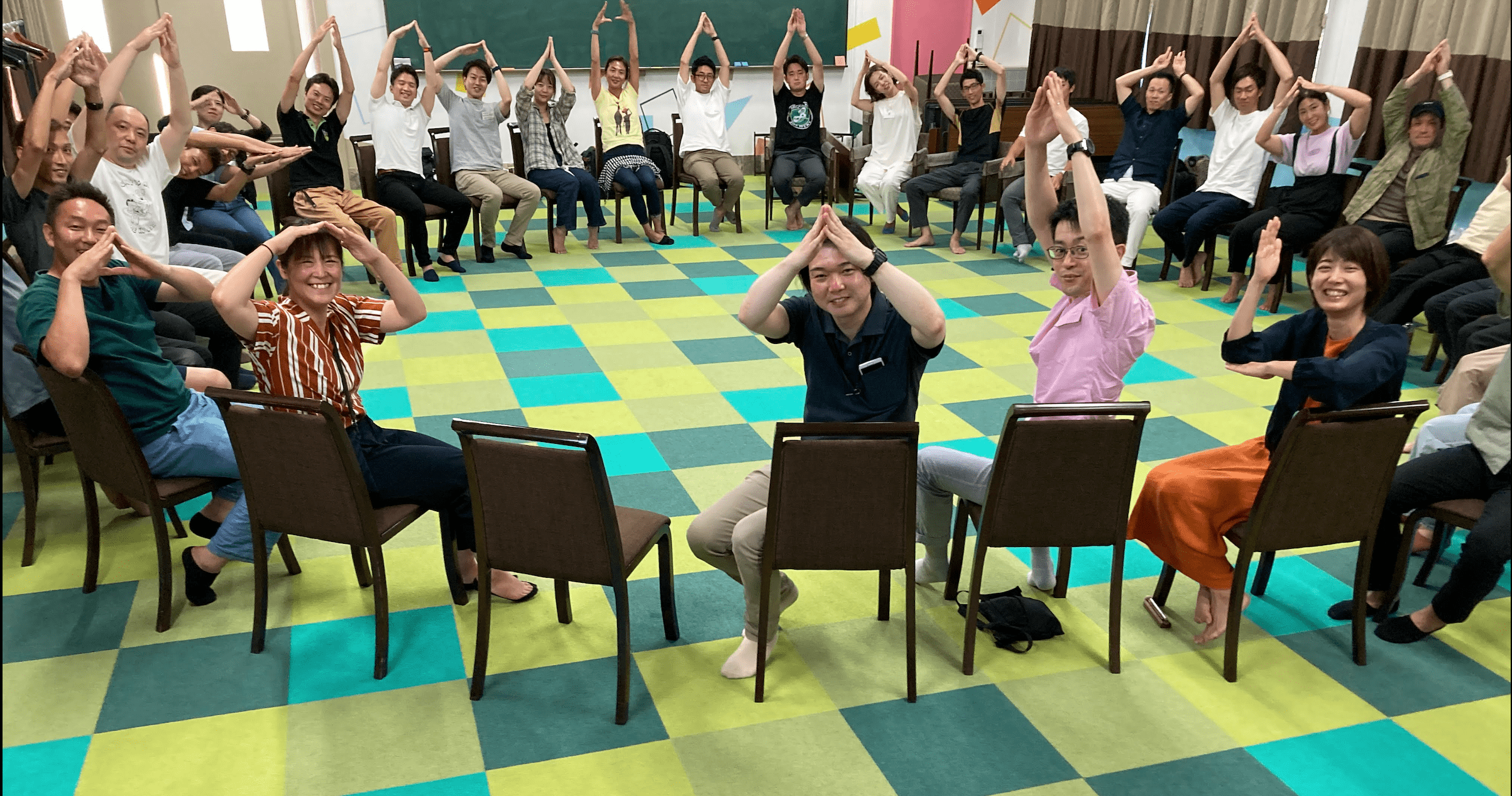 【写真】セッション３のチェックアウト風景