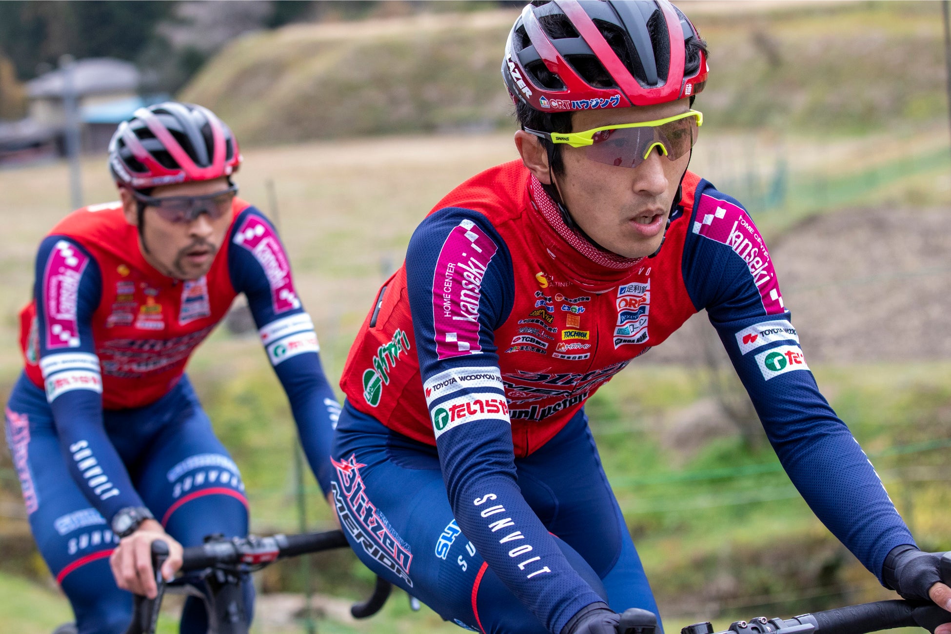 宇都宮ブリッツェンによるテストの様子