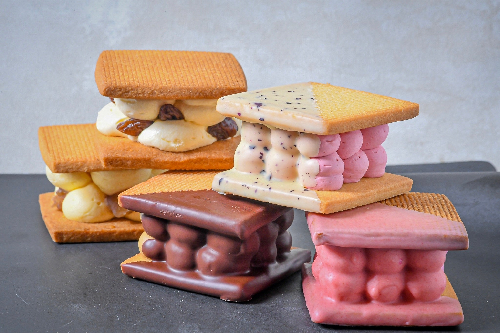 kissa nanahaで提供される5種類のバターサンド