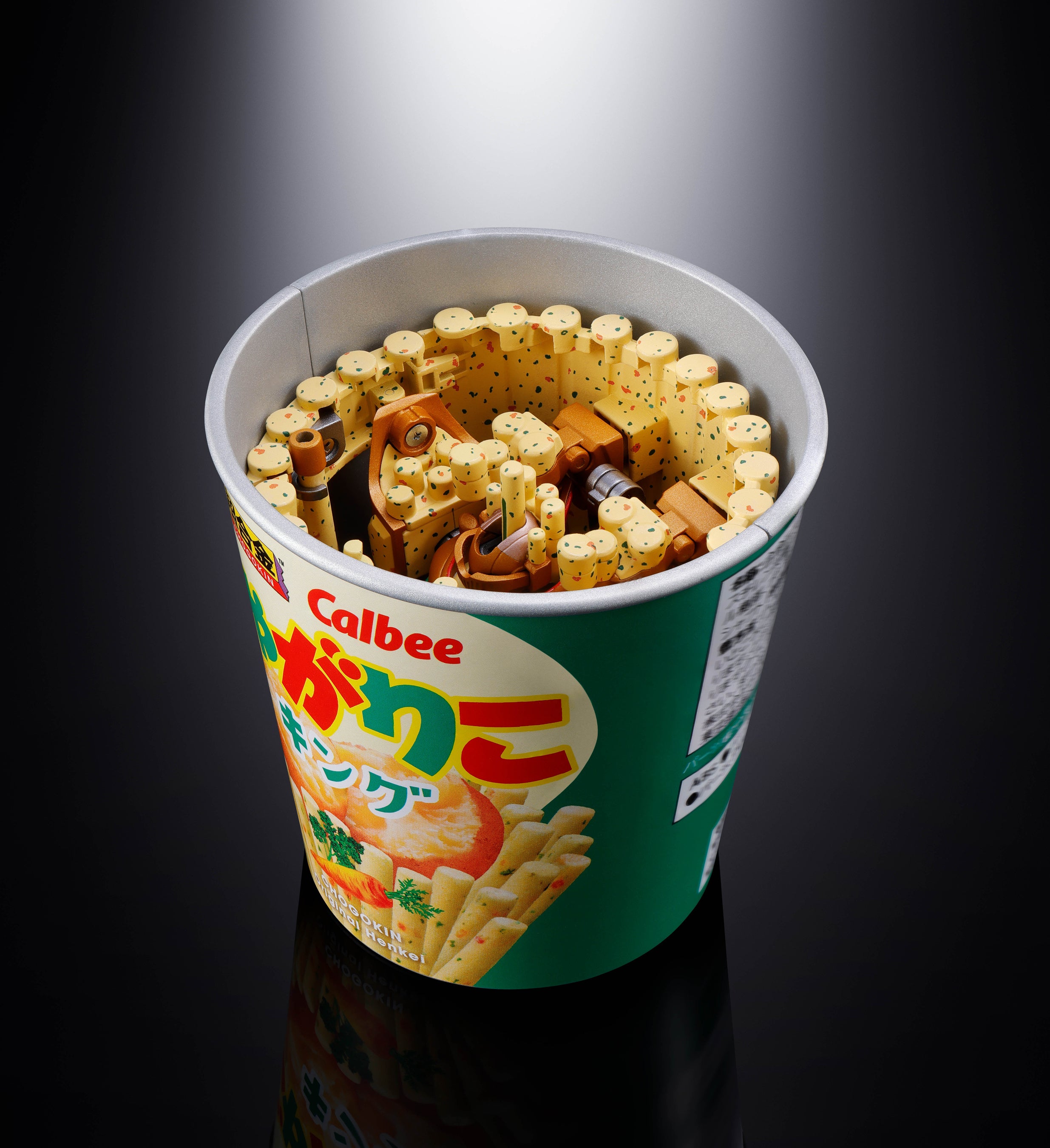 じゃがこ じゃがりこ：超合金に ロボットに変形！ じゃがいもの騎士王