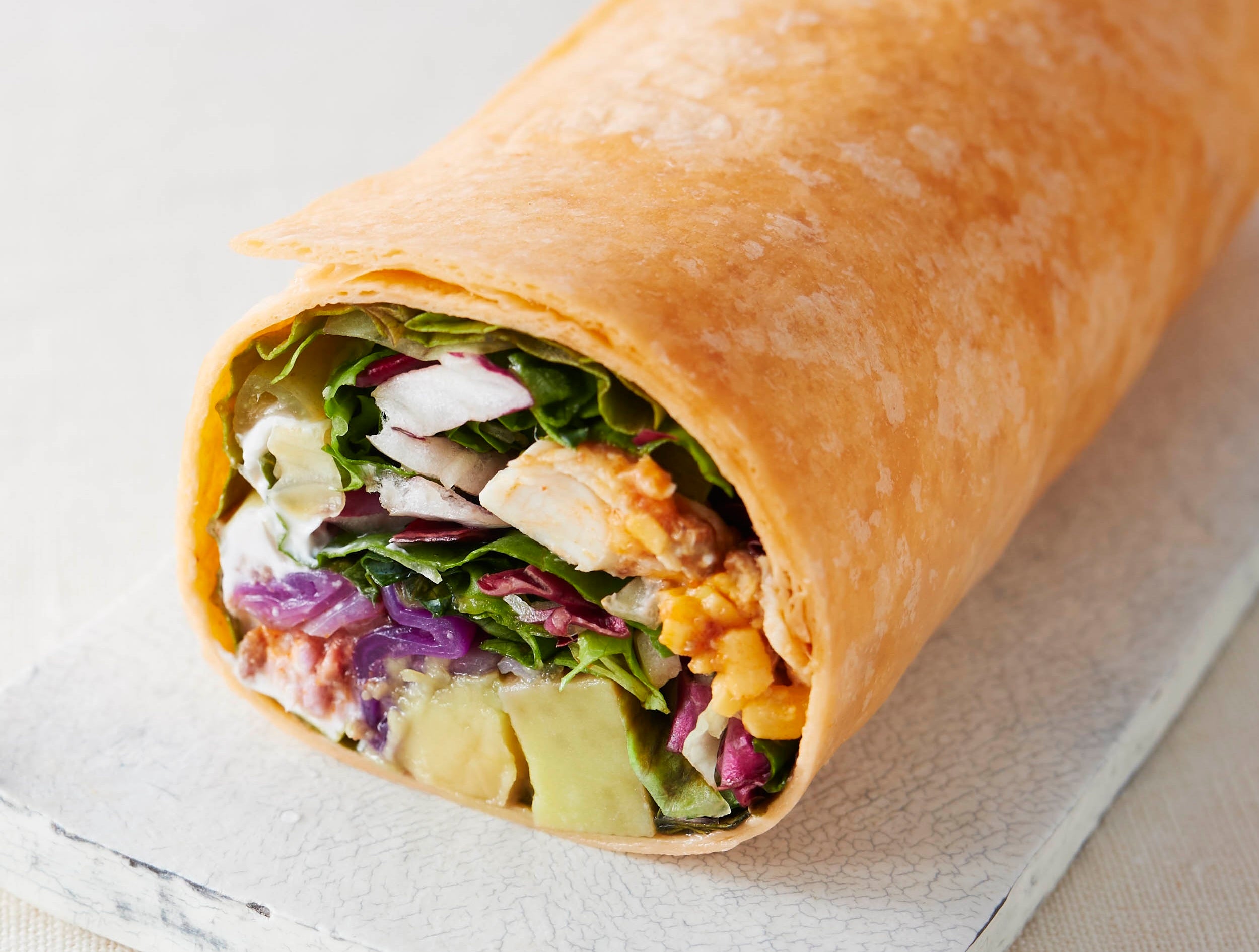 トルティーヤのサラダ恵方巻き