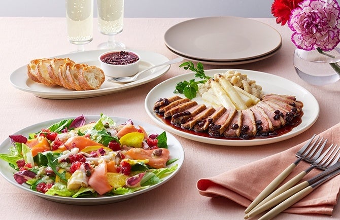 「美味しさを贈る 母の日の華やかディナーセット」