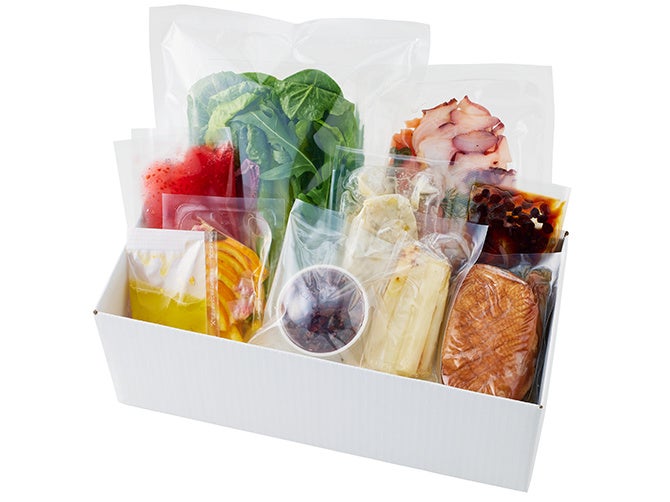 「美味しさを贈る 母の日の華やかディナーセット」（パッケージ）