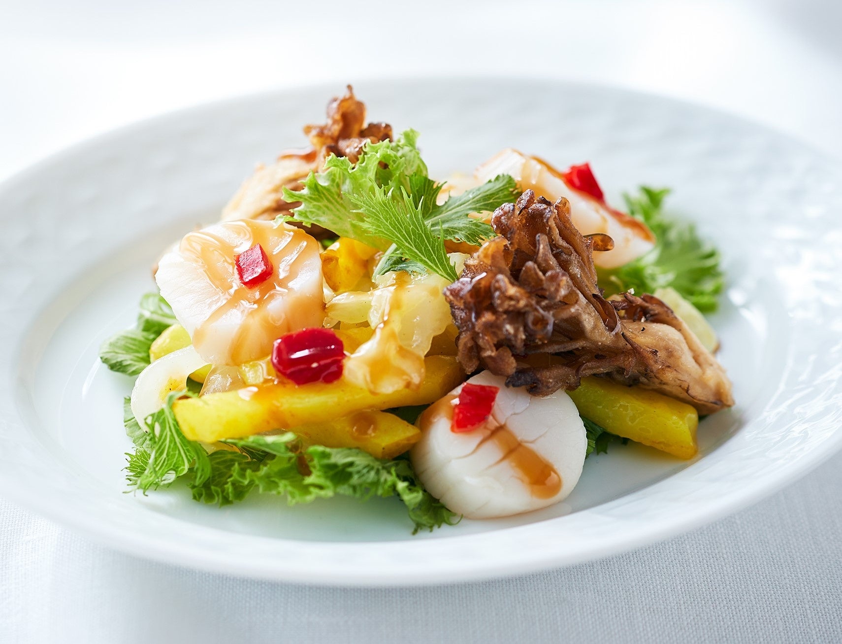 RF1のサラダで、季節を感じる。食卓を彩る。 味、香り、食感で秋を堪能