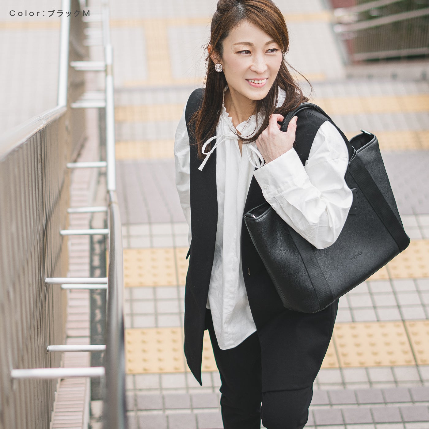 Y-STYLEトートバッグ imageブラック