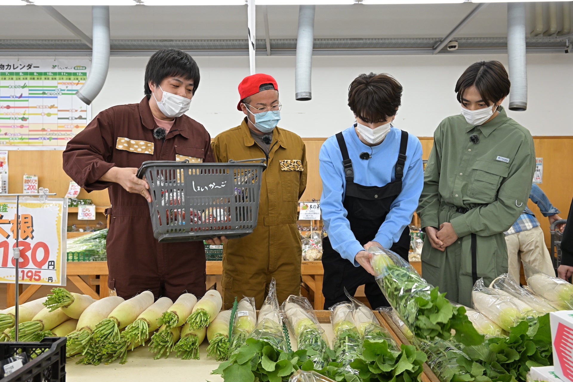 農産物直売所で食材を調達