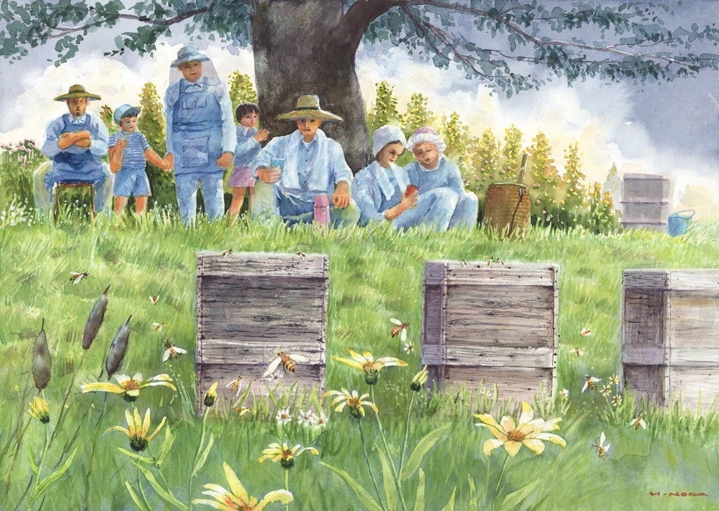 「愛の見守り」野田 泰（一般の部）