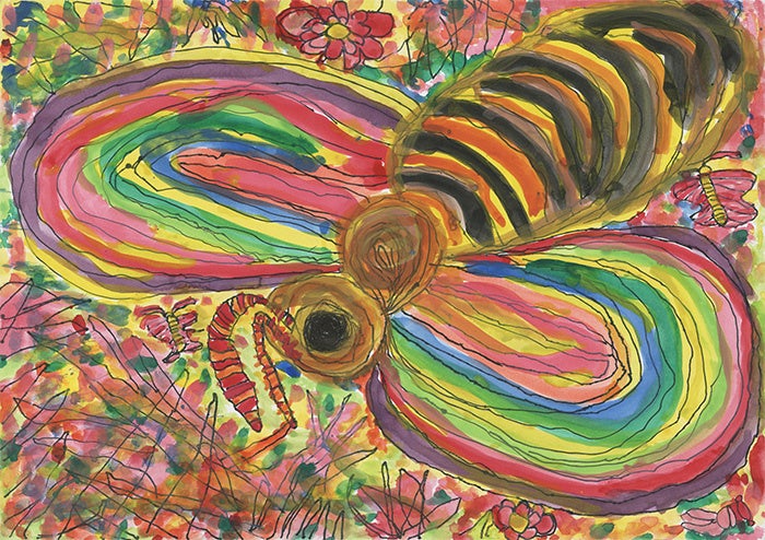 「ミツバチの一枚画コンクール」大賞受賞作品