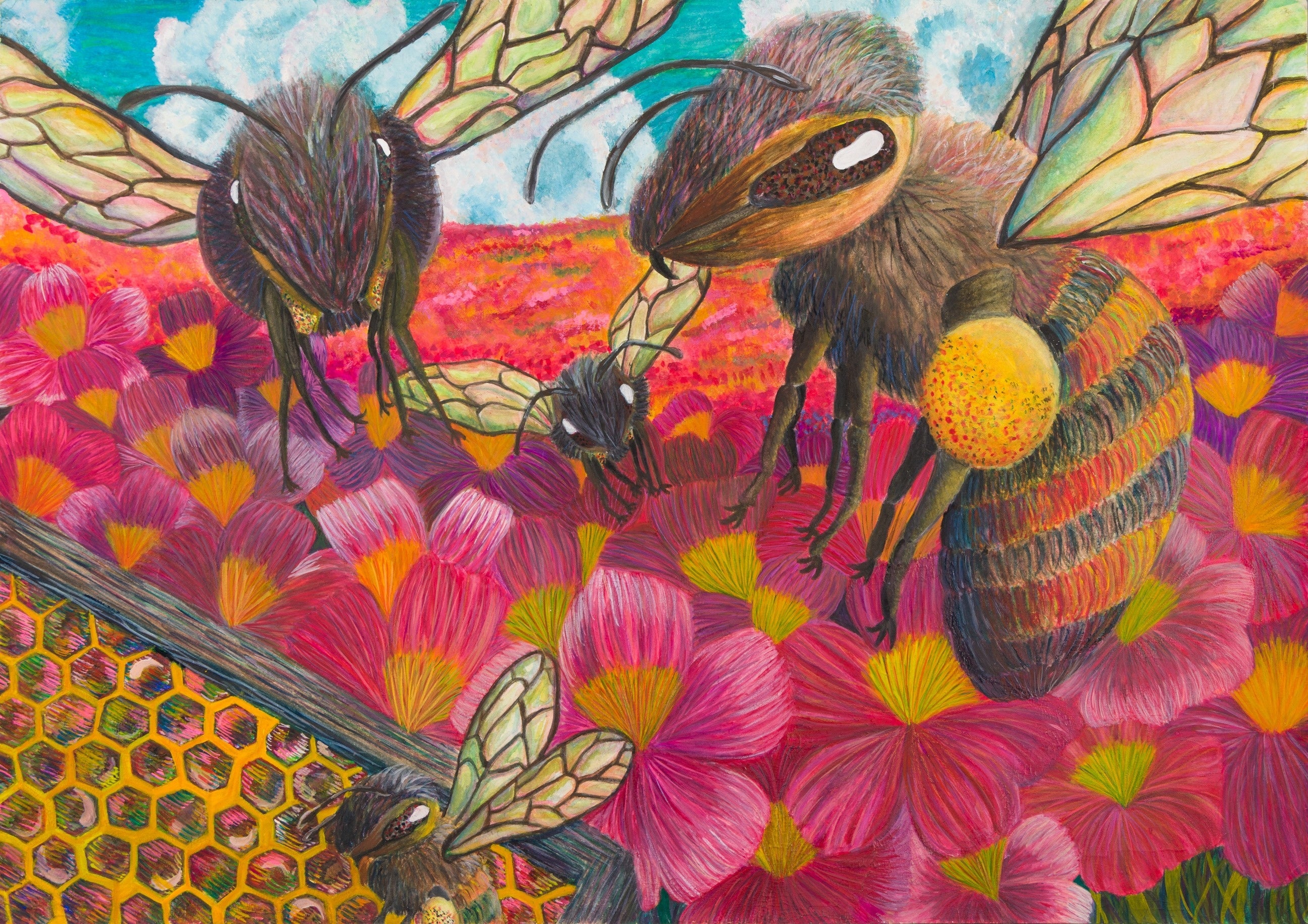 第10回「ミツバチの一枚画コンクール」入賞作品決定＆表彰式を実施