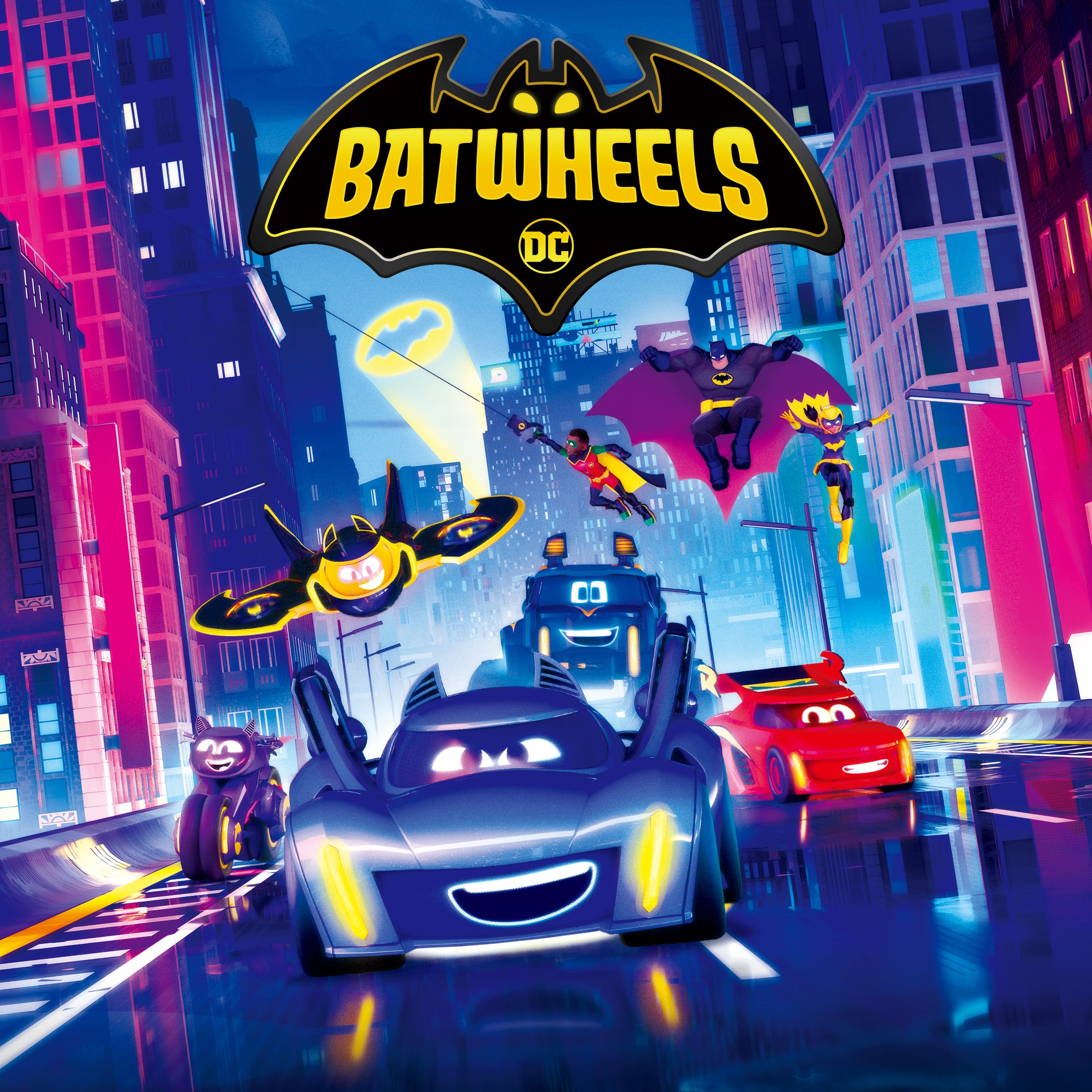 (c) Warner Bros. Entertainment Inc. BATWHEELS and all related characters and elements are TM of (c) DC